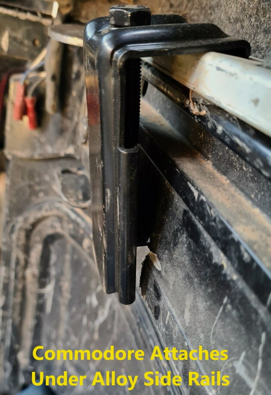 FG Ford Falcon Clamps 6 x Black Metal Canopy Ute Mounting Fitting Kit Removable G-Clamp Ute Tub