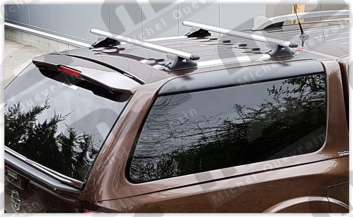 Canopy Roof Rack Tracks & Cross Rail Bars Proland Brand 90cm Short fits Most Dual Cab Canopies