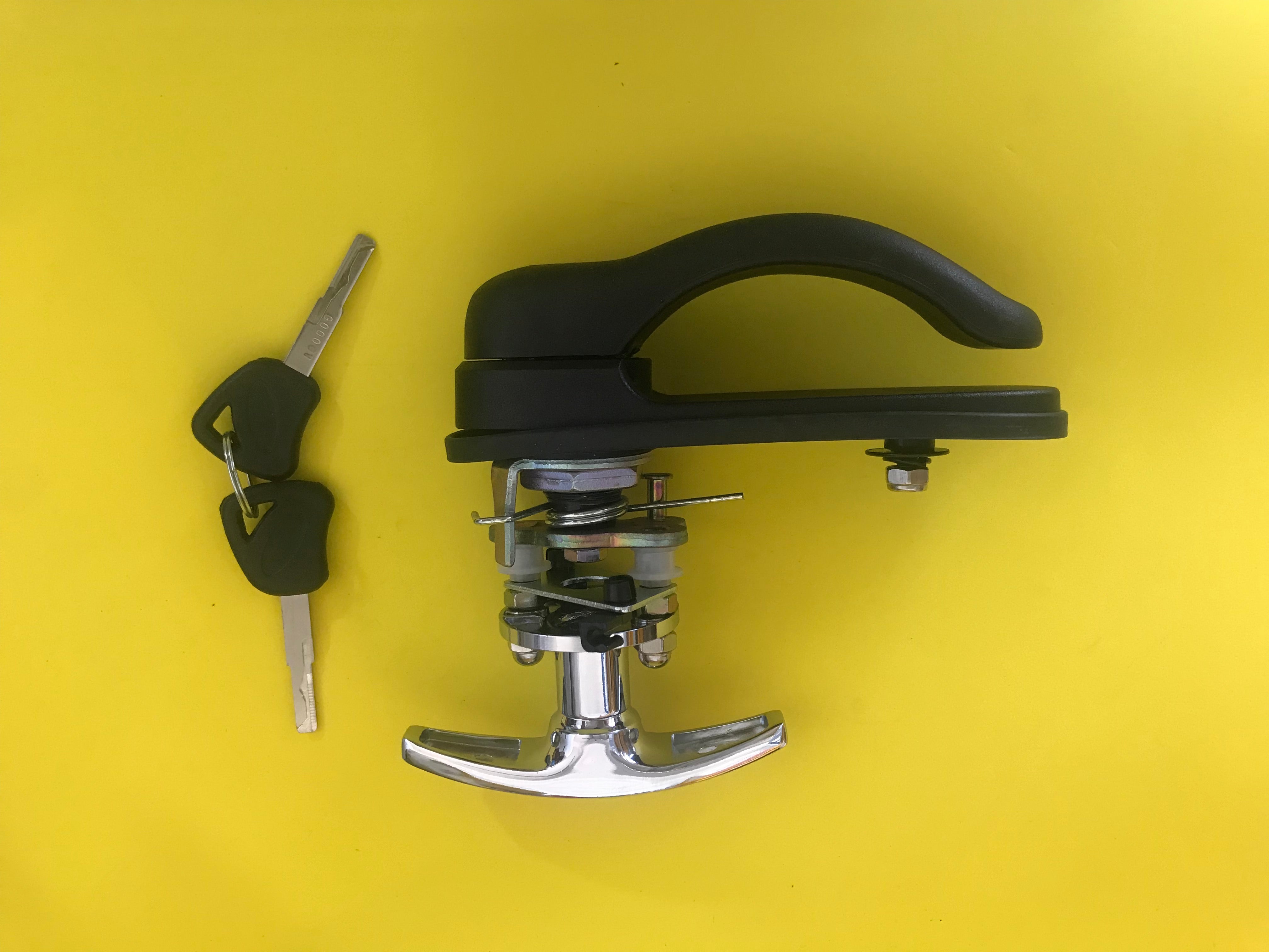 Canopy Black Plastic Locking Canopy THandle Replacement Rear Window L