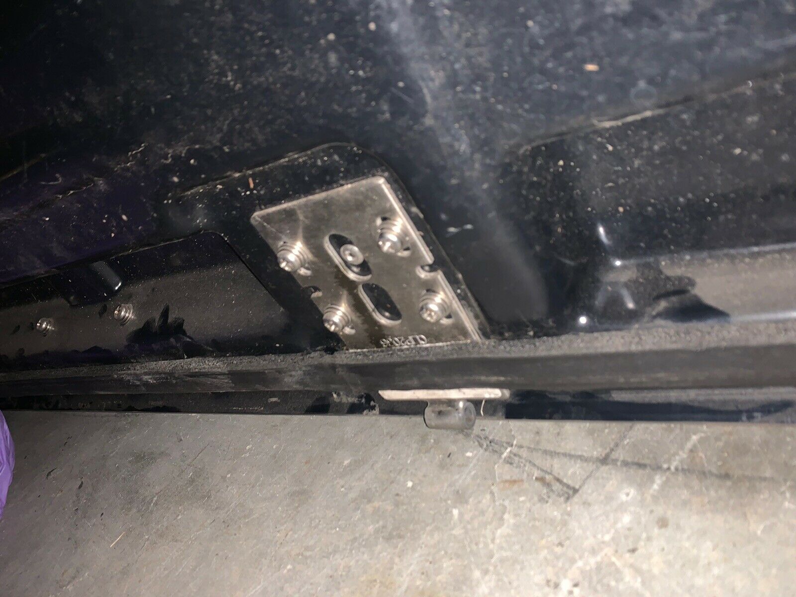 FG Ford Falcon fits EGR Ute Lid Male for Fitment onto Lid Hinges for Lids with Shiny Black Plastic Underneath Lids