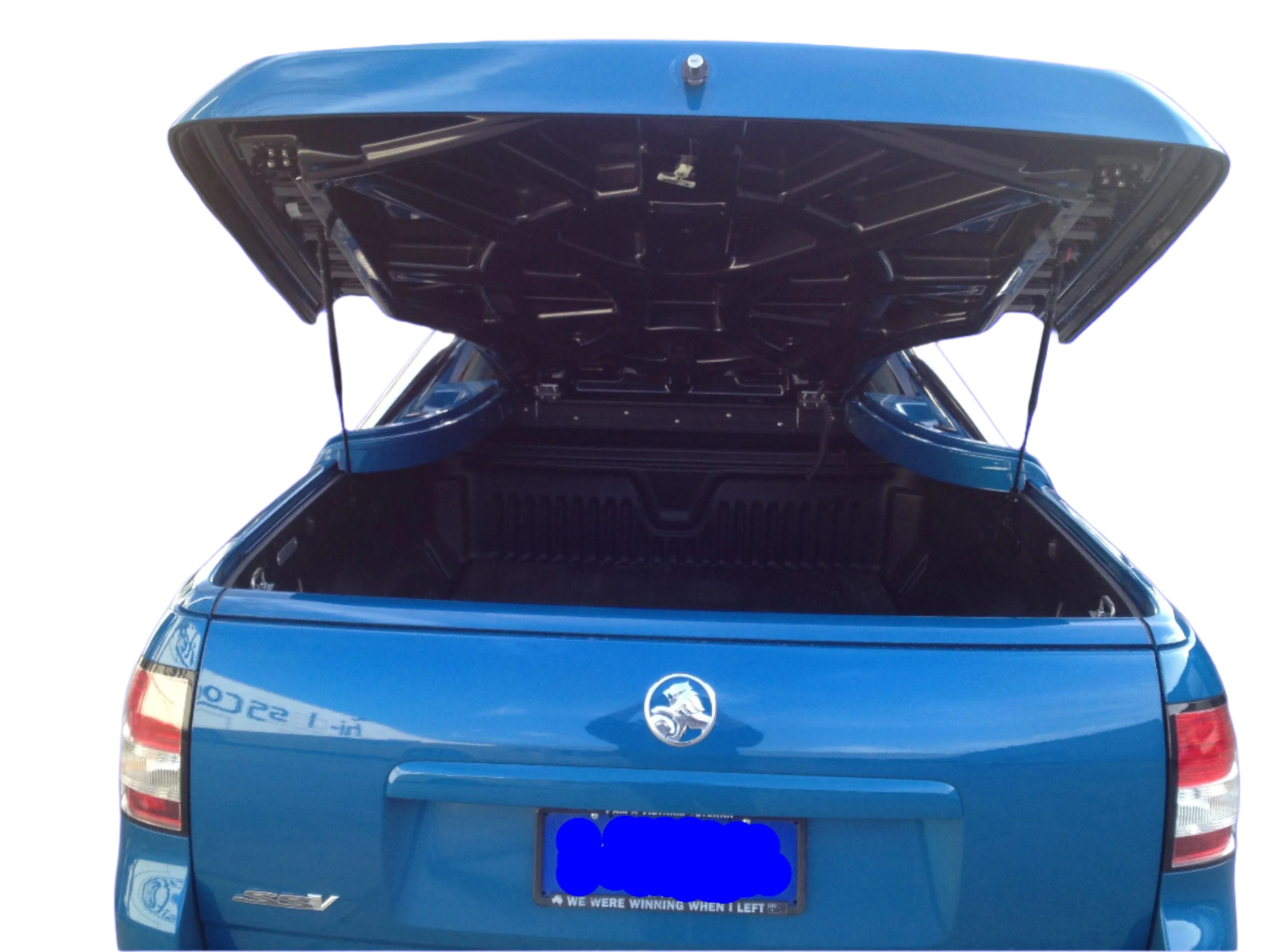 Amarok VW Push Button Ute Lid Lock fits EGR Lids with Shiny Plastic Underneath SET-A Non Central Locking