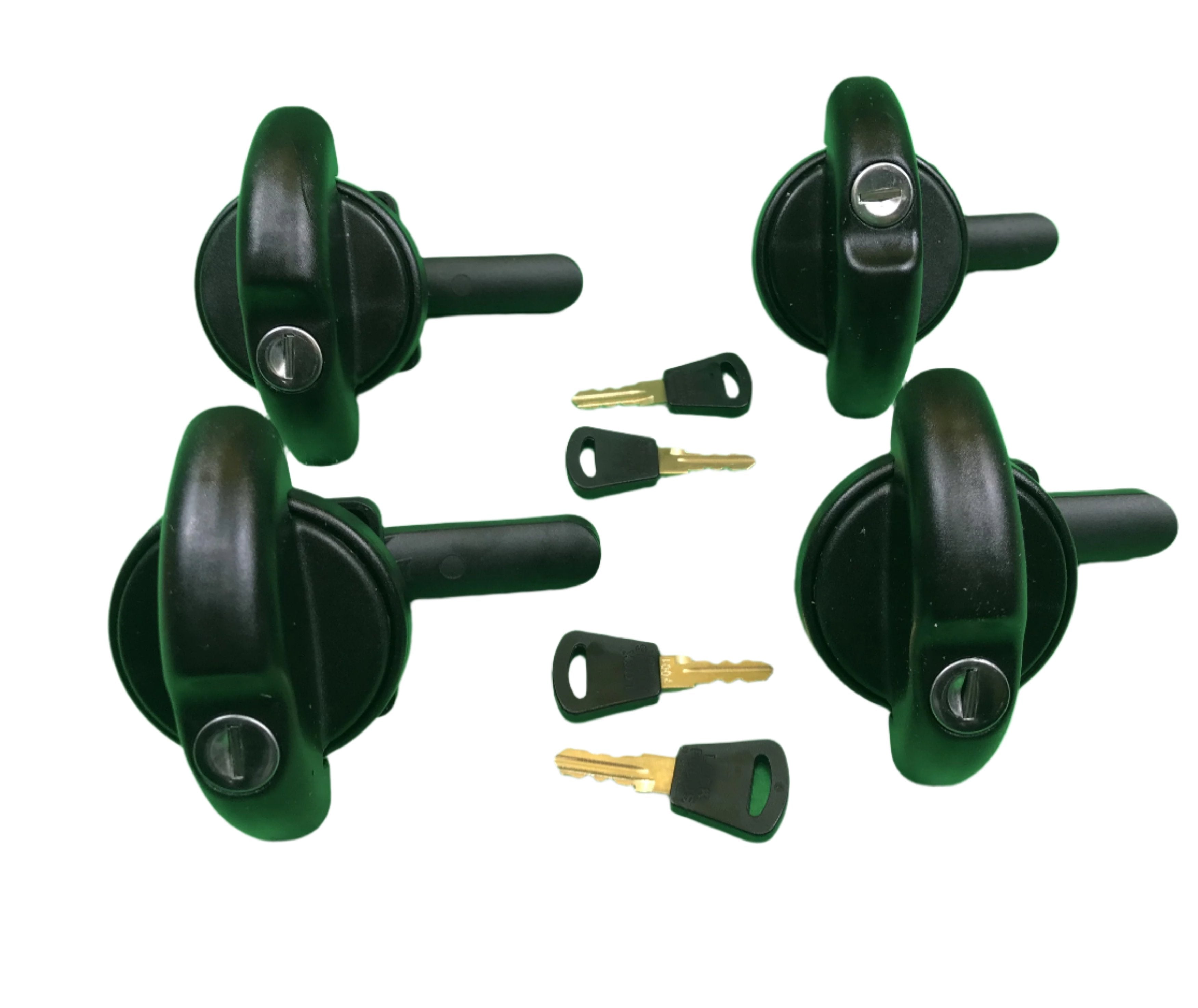 ARB 4 x Canopy D-Handle Round Side Lift Up Window Locks All Same key