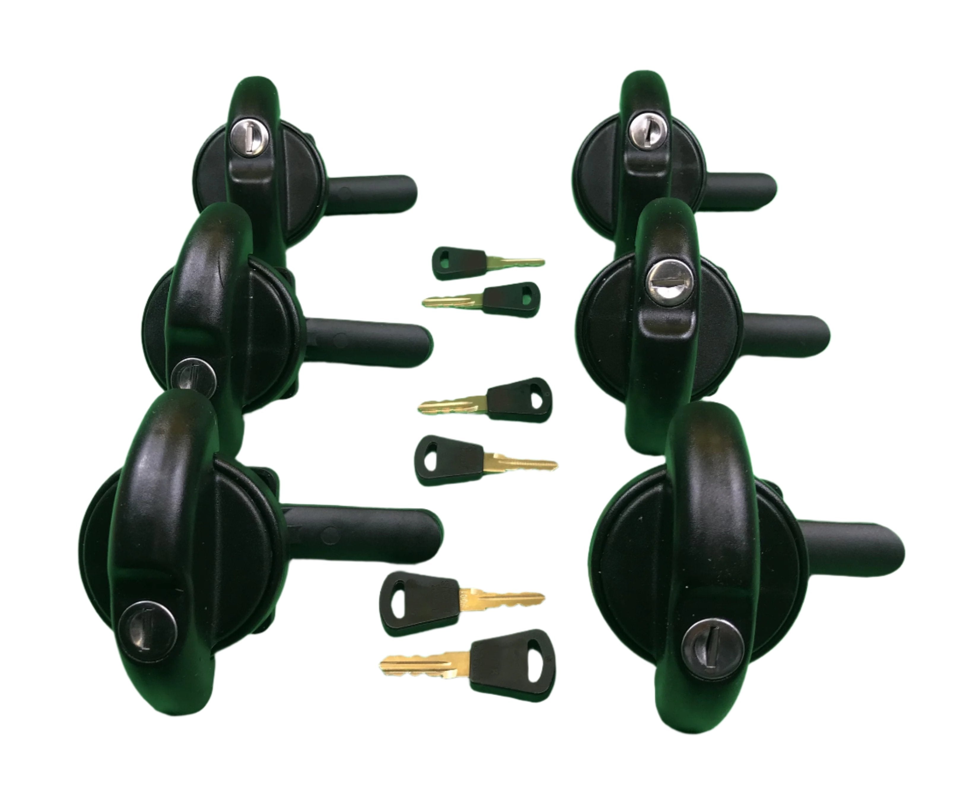 ARB 6 x Canopy D-Handle Round Side Lift Up or Rear Window Locks All Same key