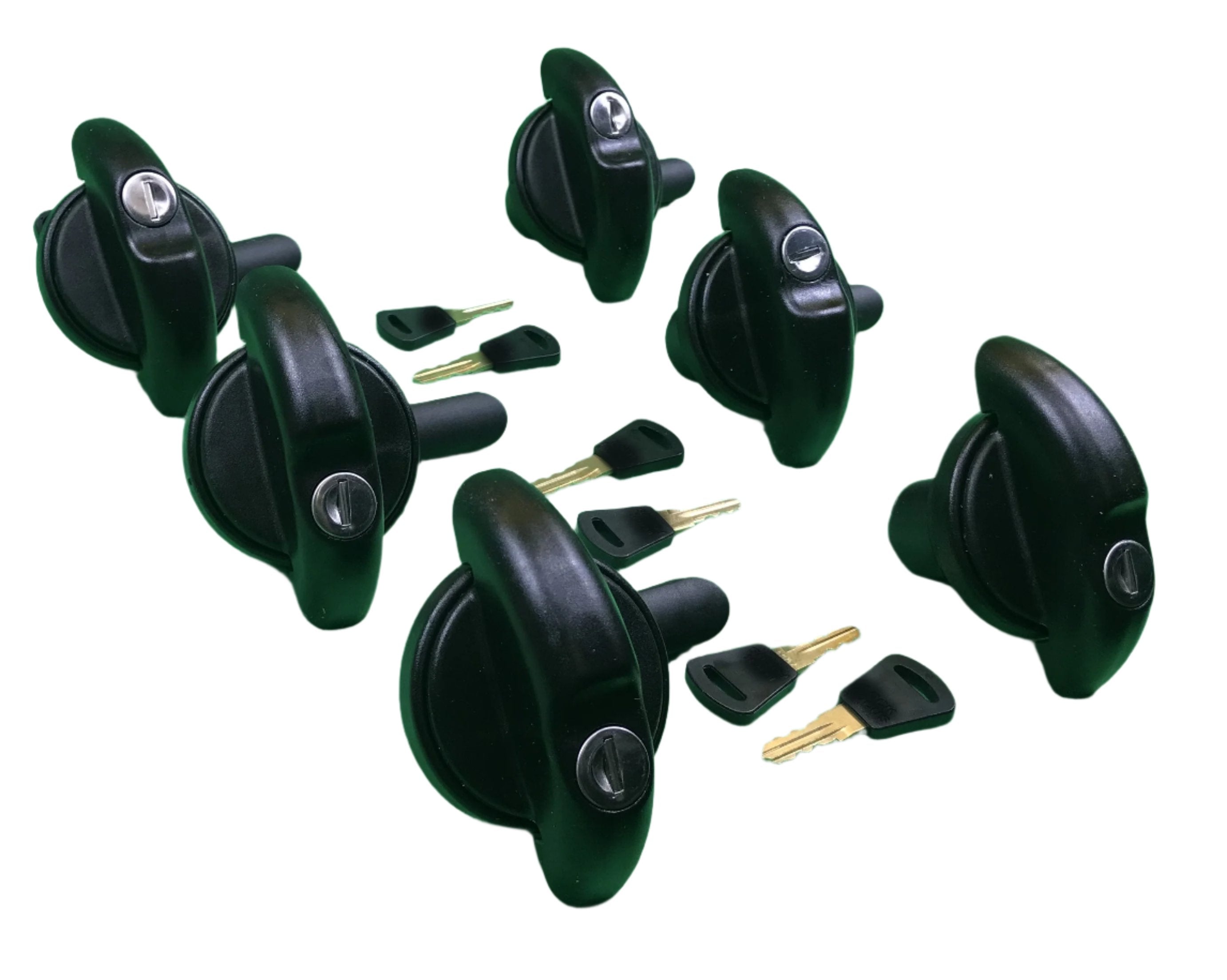 ARB 6 x Canopy D-Handle Round Side Lift Up or Rear Window Locks All Same key