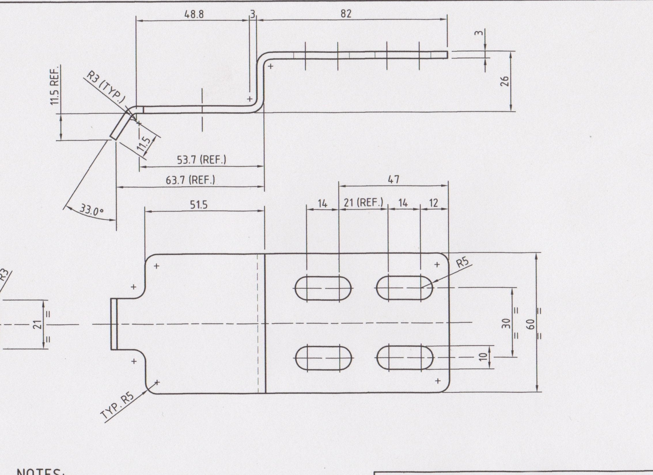VU VY VZ Commodore Ute Lid Male Hinge Tongues for Carpeted Fibreglass Lids SET-A Male Hinges