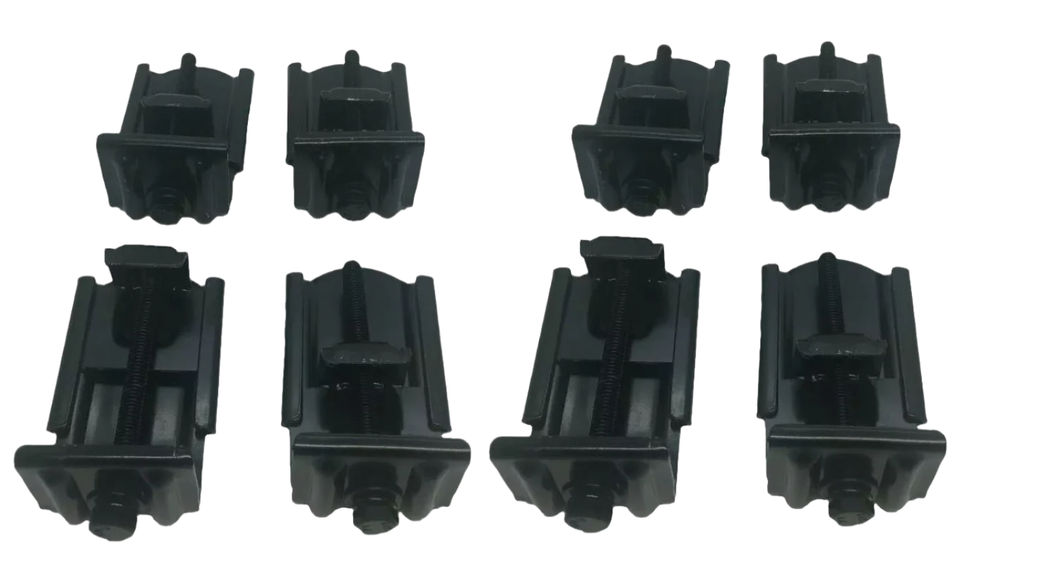 Clamps 8 x Black Metal Canopy Ute Mounting Fitting Kit Removable G-Clamp Ute Tub