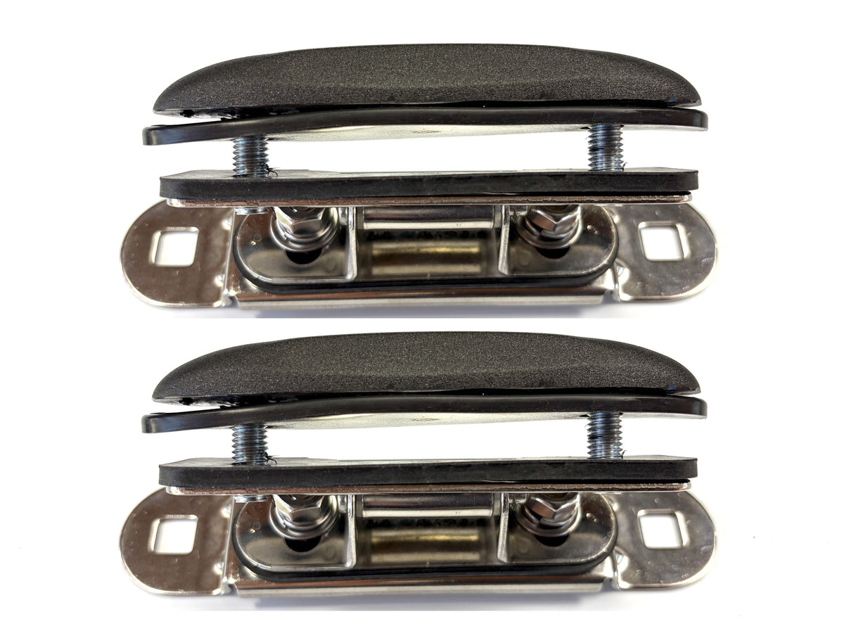 Canopy Rear Glass Window Stainless Steel Hinges + Mounting Plates Thai Canopies