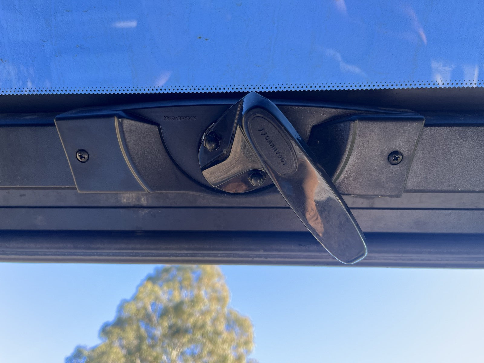 Carryboy Canopy Plastic Internal Middle Inside Lock Cover fits Rear Glass Window