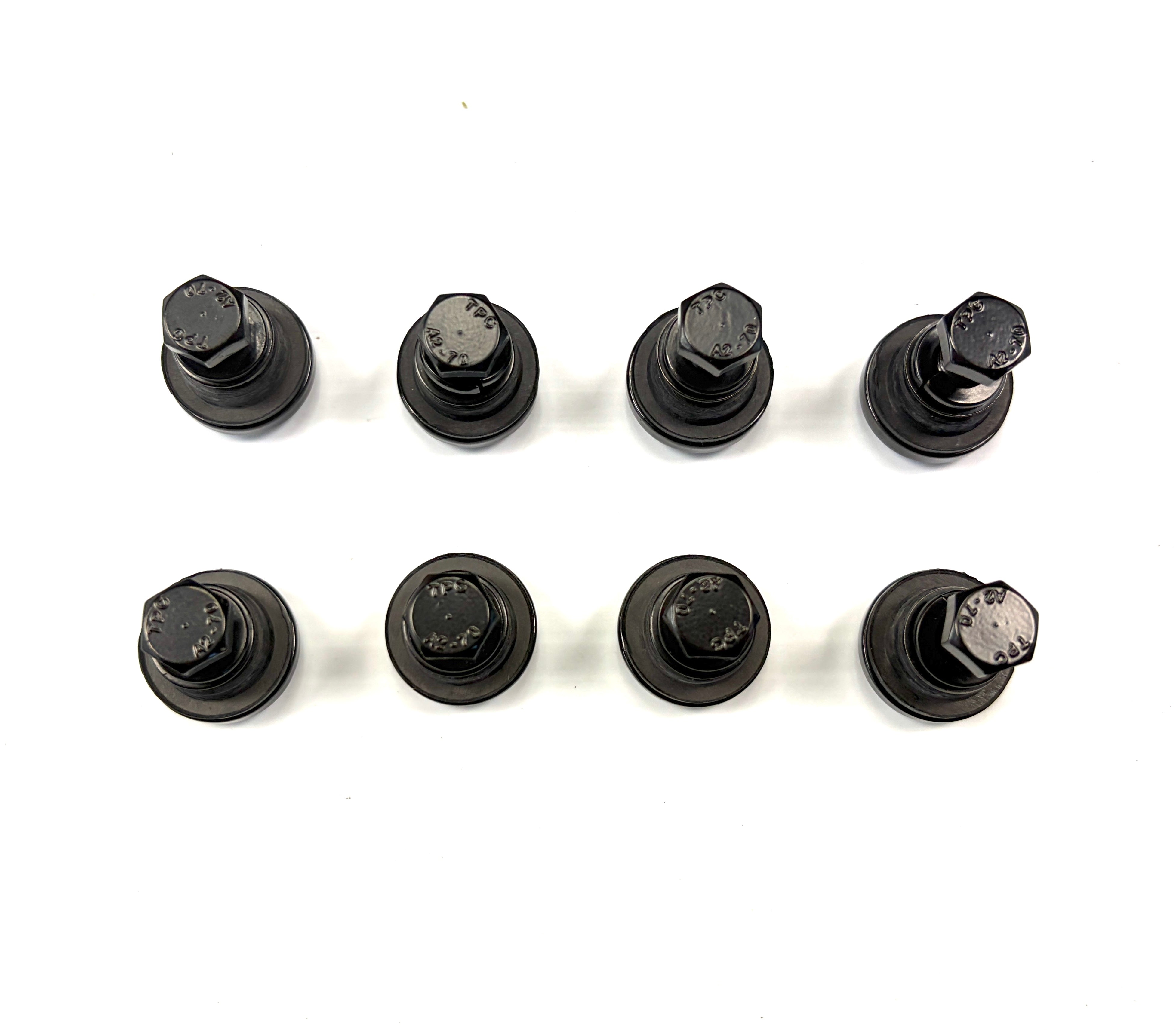 Aeroklas Canopy 8 x Medium M5 x 20mm Round Head Mounting Canopy Side Lift Up Window Black Bolts