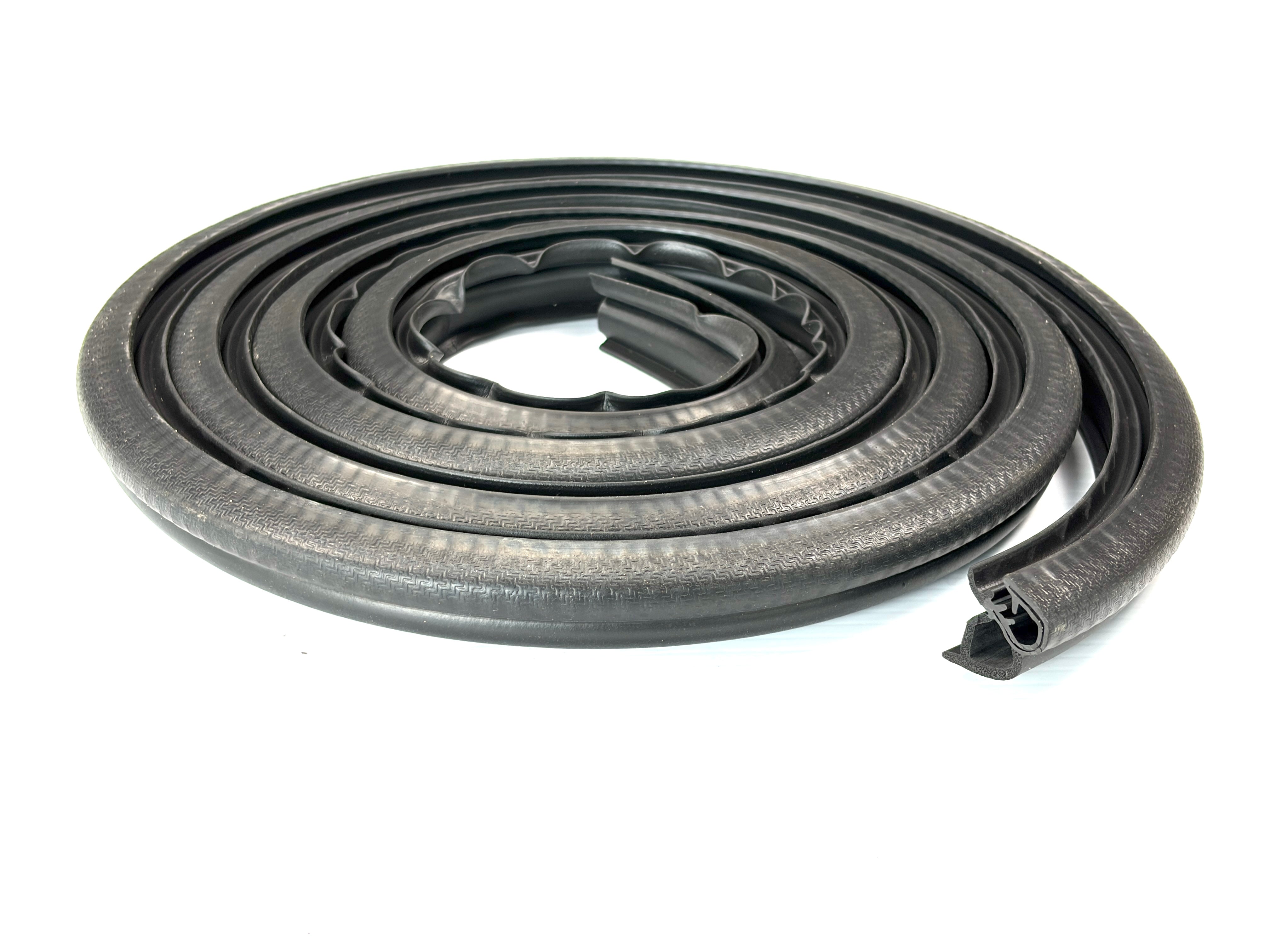 2 x Flexiglass Flexi Sports Canopy Pinchweld Rubber Seal Side Lift Glass Window