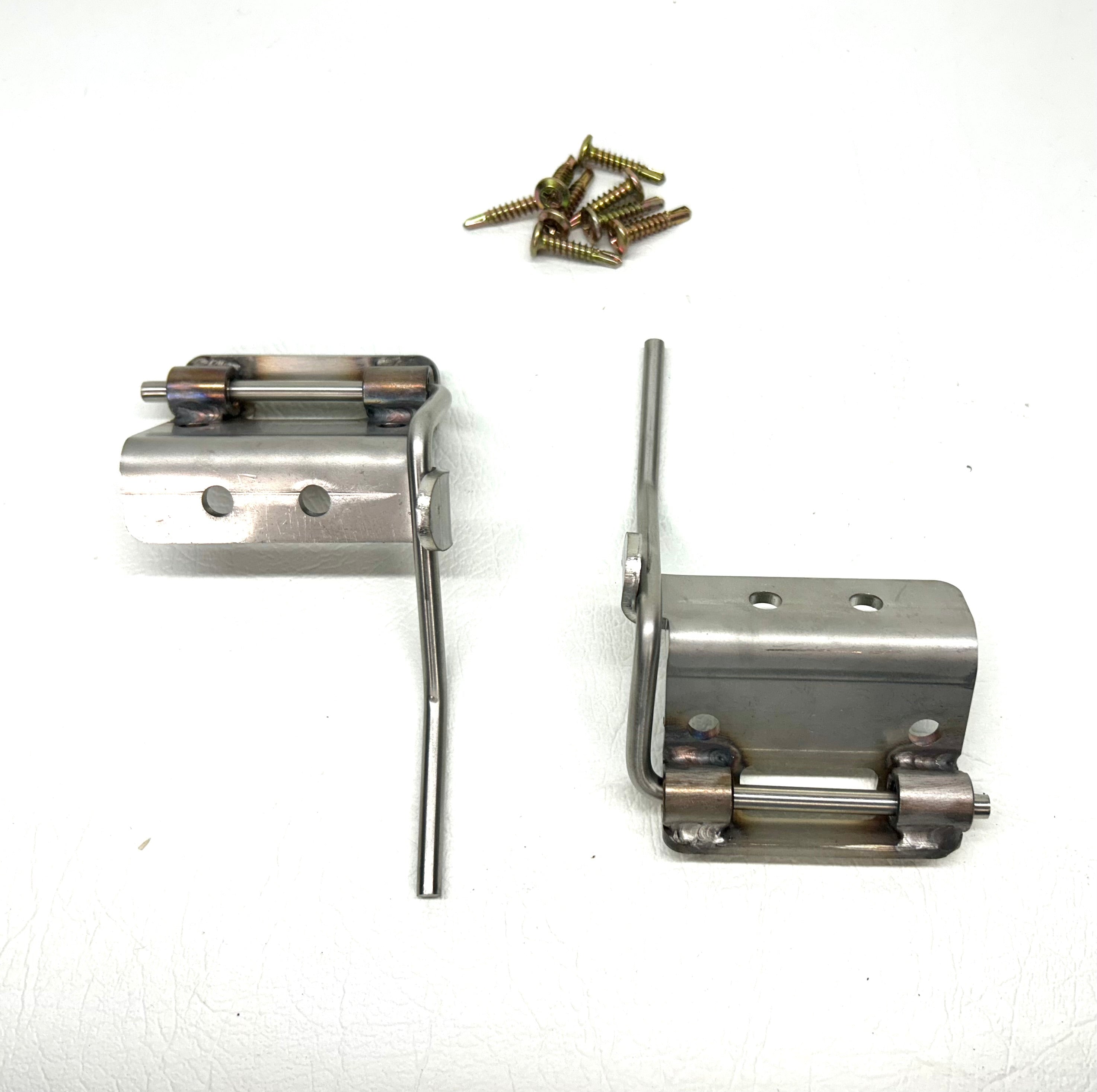 RA RC Colorado Rodeo 25mm Female Hinge & Pins Kit-C for EGR Ute Lid with Shiny Black Plastic Underneath