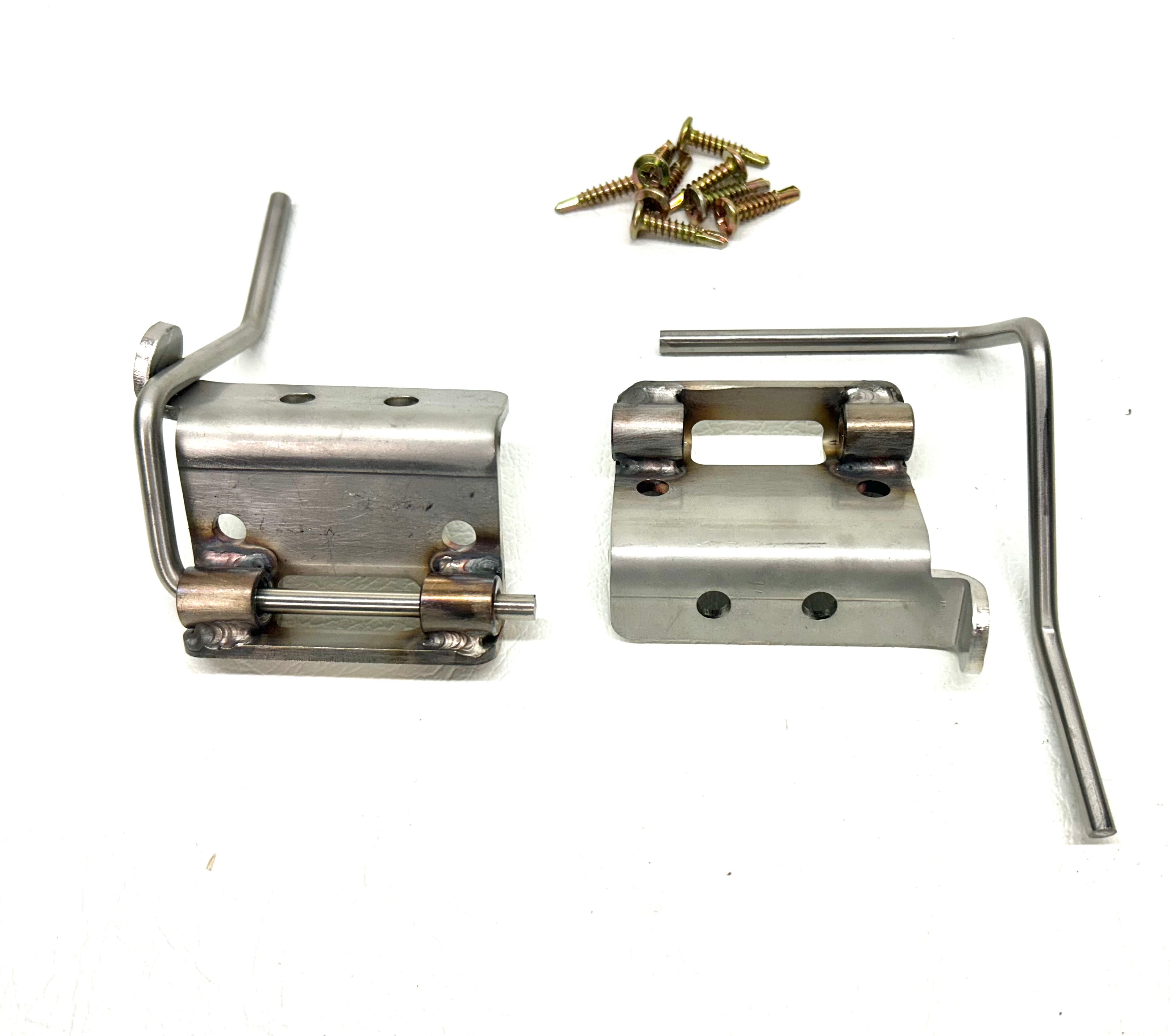 FG Ford Falcon 25mm Female Hinge & Pins Kit-C for EGR Ute Lid with Shiny Black Plastic Underneath