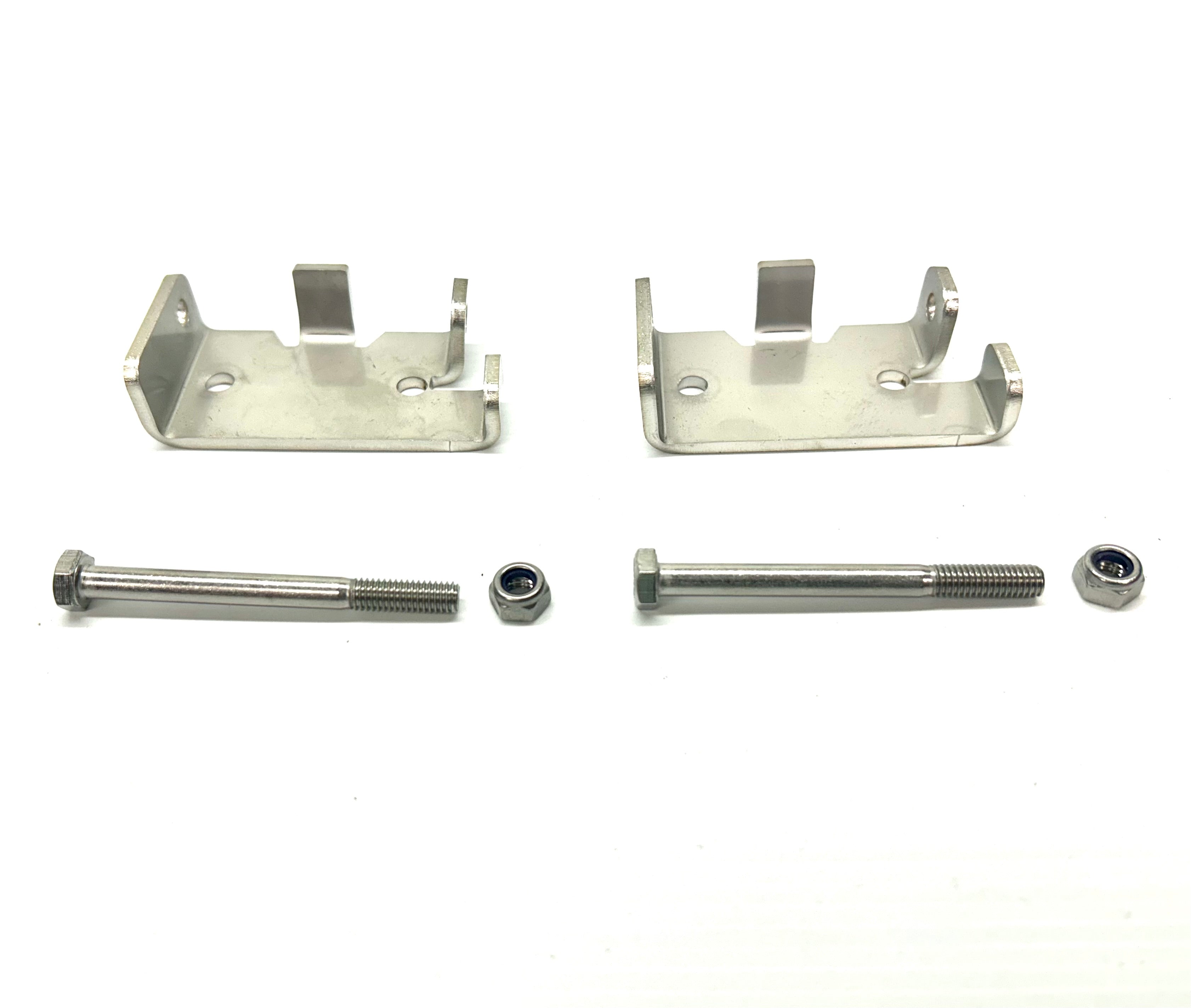 Amarok VW 50mm Female Hinge & Bolts Kit-B for EGR Ute Lid with Shiny Black Plastic Underneath