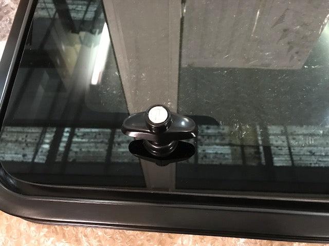 Flexiglass Early Model Canopy 2 x Side Window Long Shaft Locks 22mm Hole Size All Same key