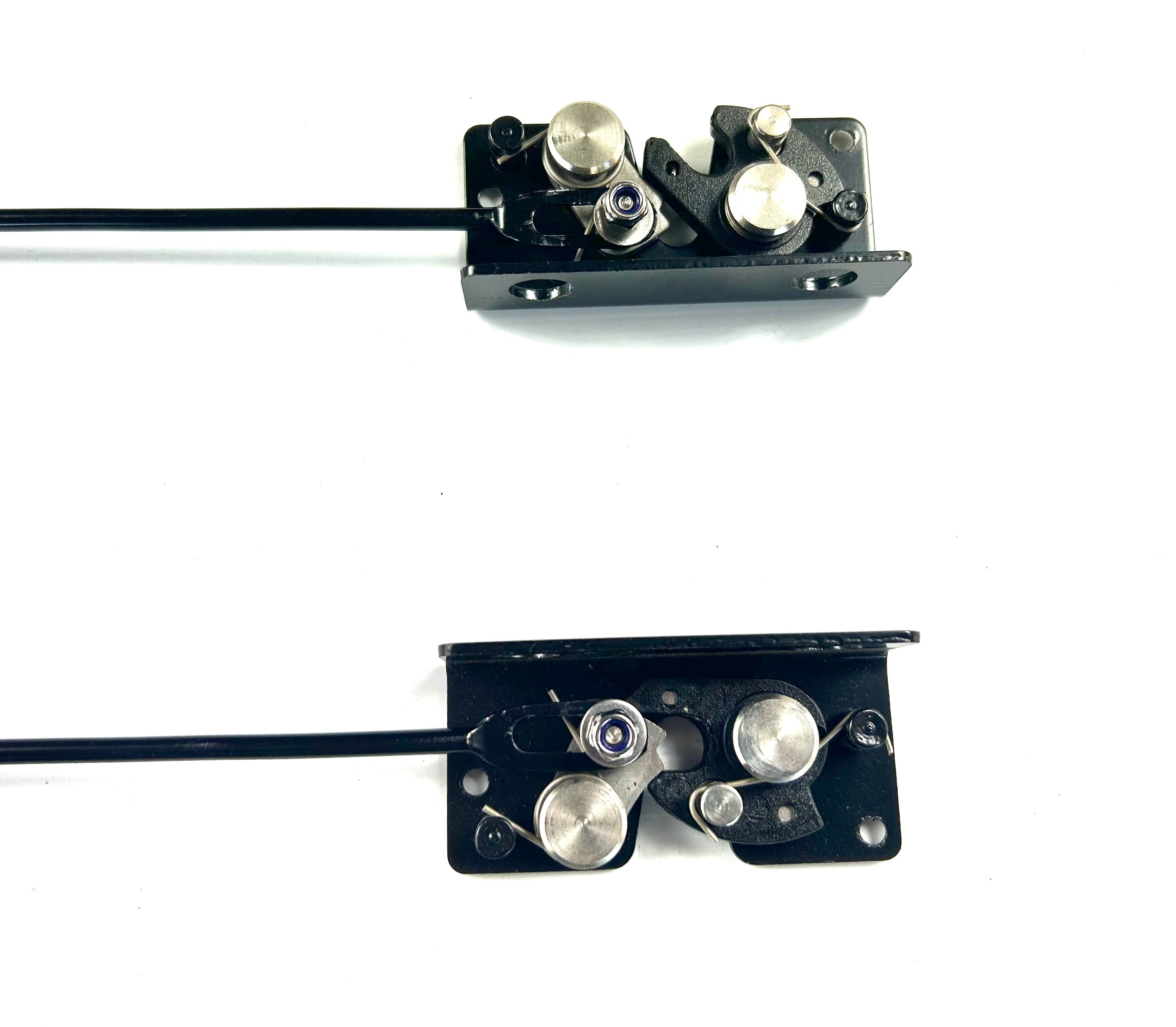 ALPHA GSE Canopy Side Door Wing Lock Hook Plate Catches + Rod Arms HardTop Truck