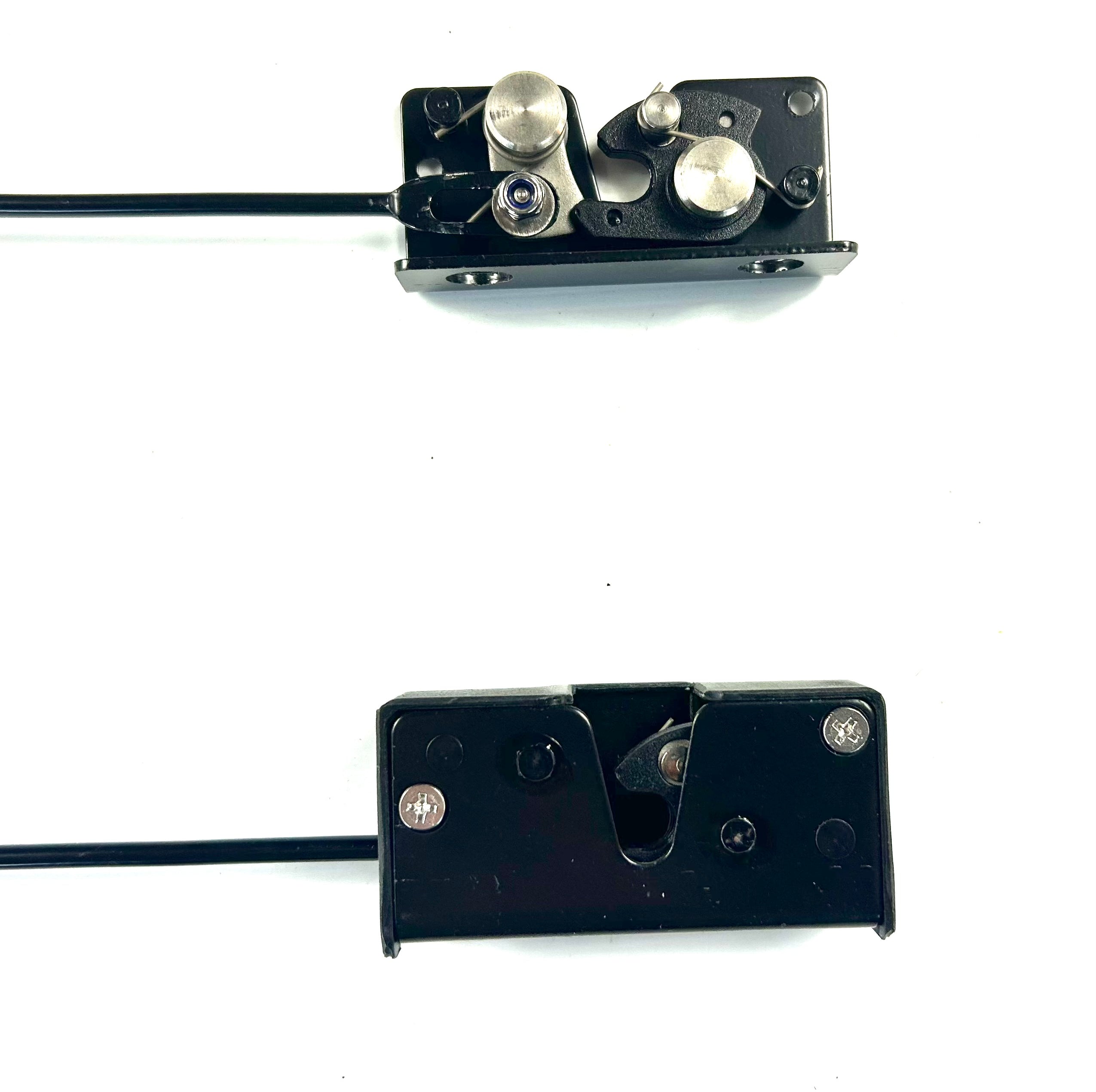 ALPHA GSE Canopy Side Door Wing Lock Hook Plate Catches + Rod Arms HardTop Truck