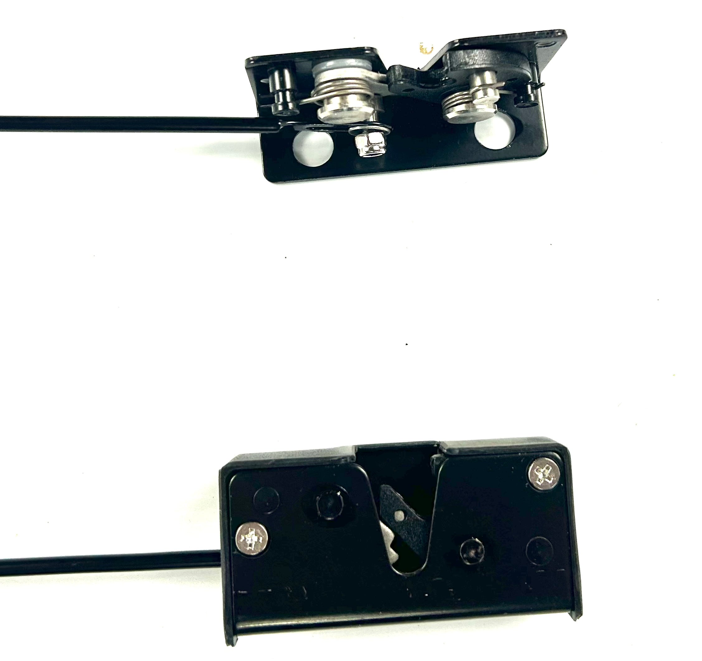 ALPHA GSE Canopy Side Door Wing Lock Hook Plate Catches + Rod Arms HardTop Truck