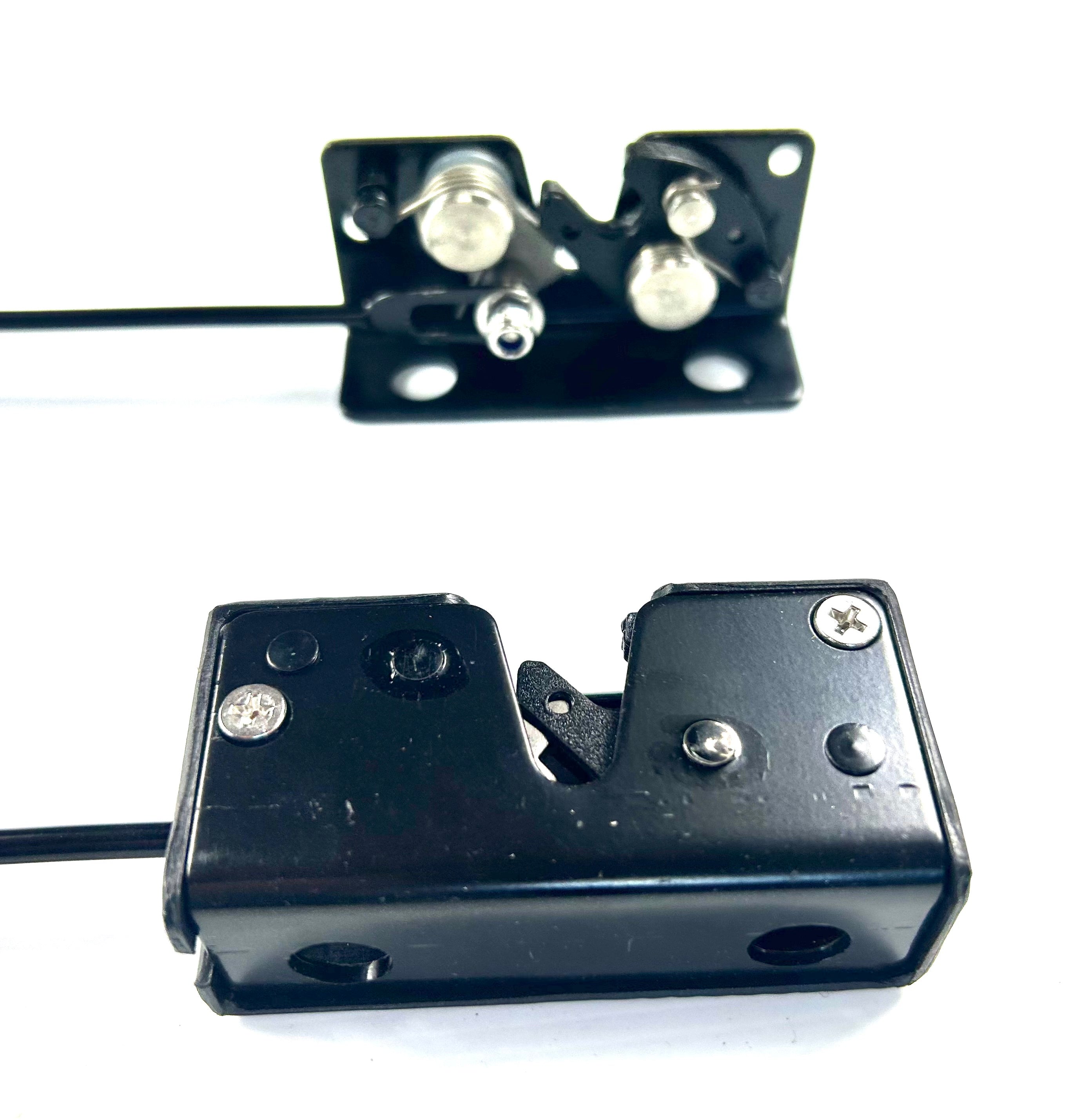ALPHA GSE Canopy Side Door Wing Lock Hook Plate Catches + Rod Arms HardTop Truck