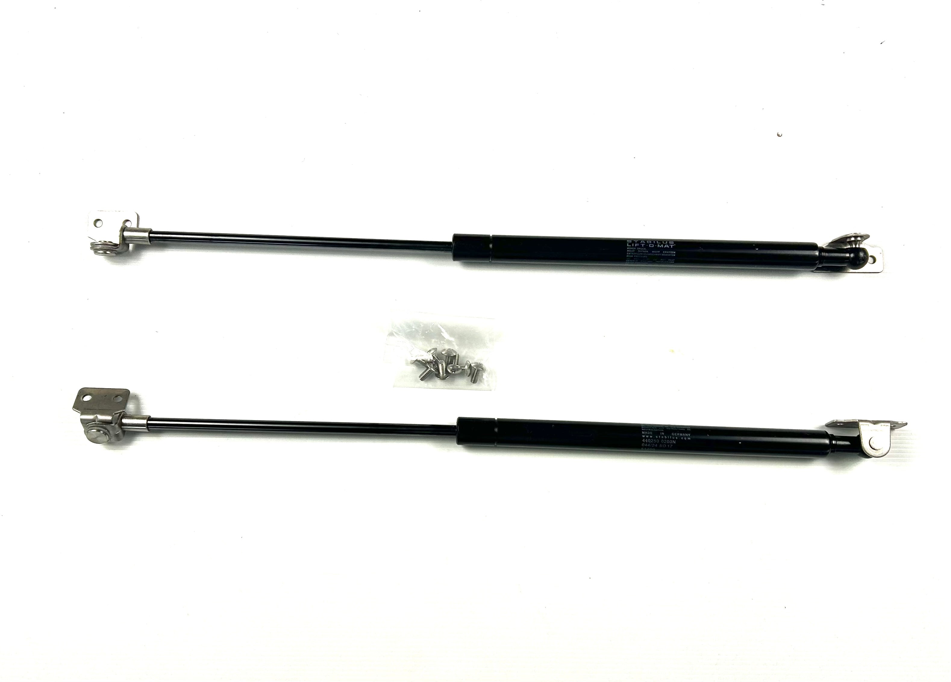 Alpha CMX AMAROK Canopy Rear Lift Up Window Gas Struts & Brackets Stabilus