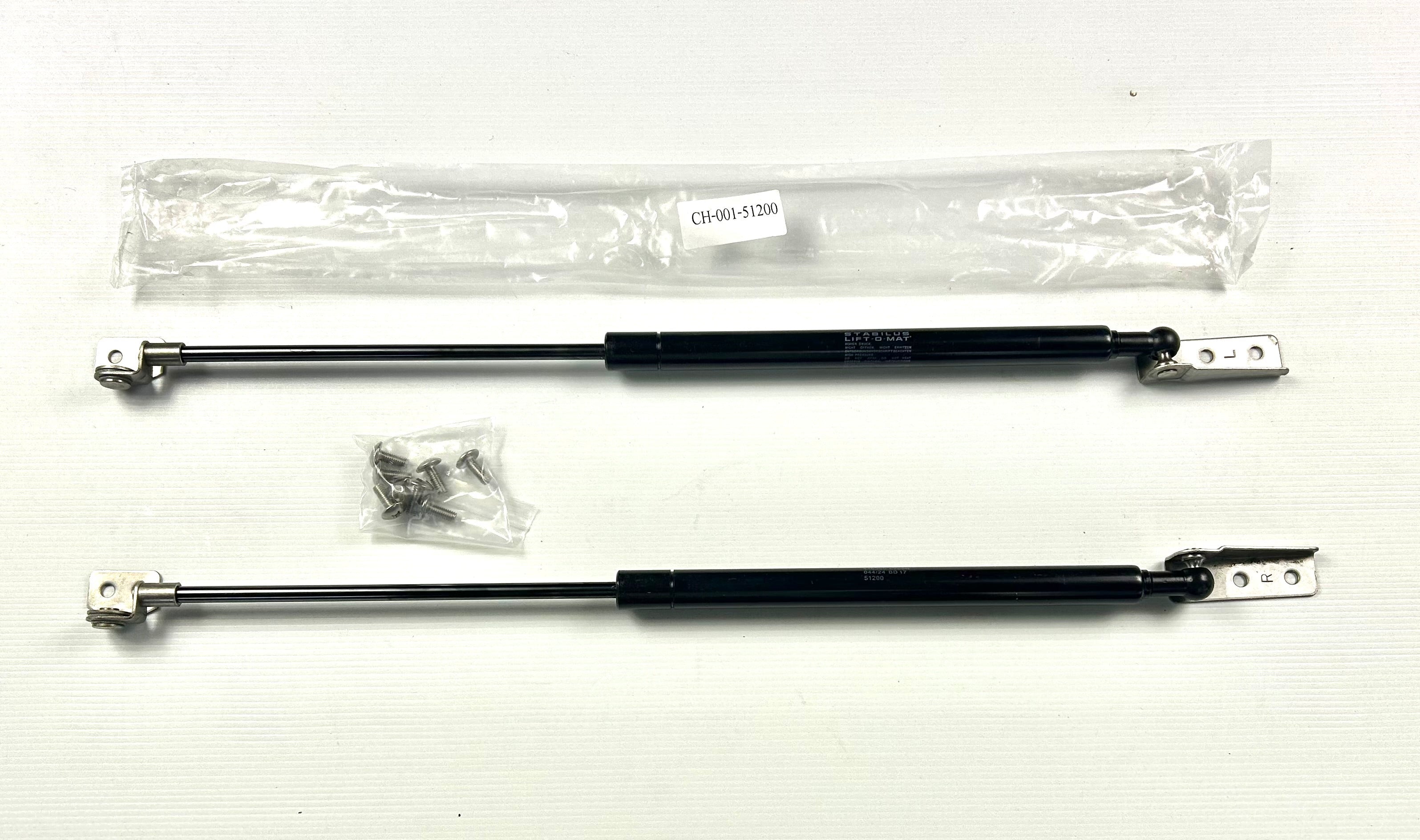 Alpha GSE Canopy Rear Lift Up Window Gas Struts & Brackets Stabilus Hardtop