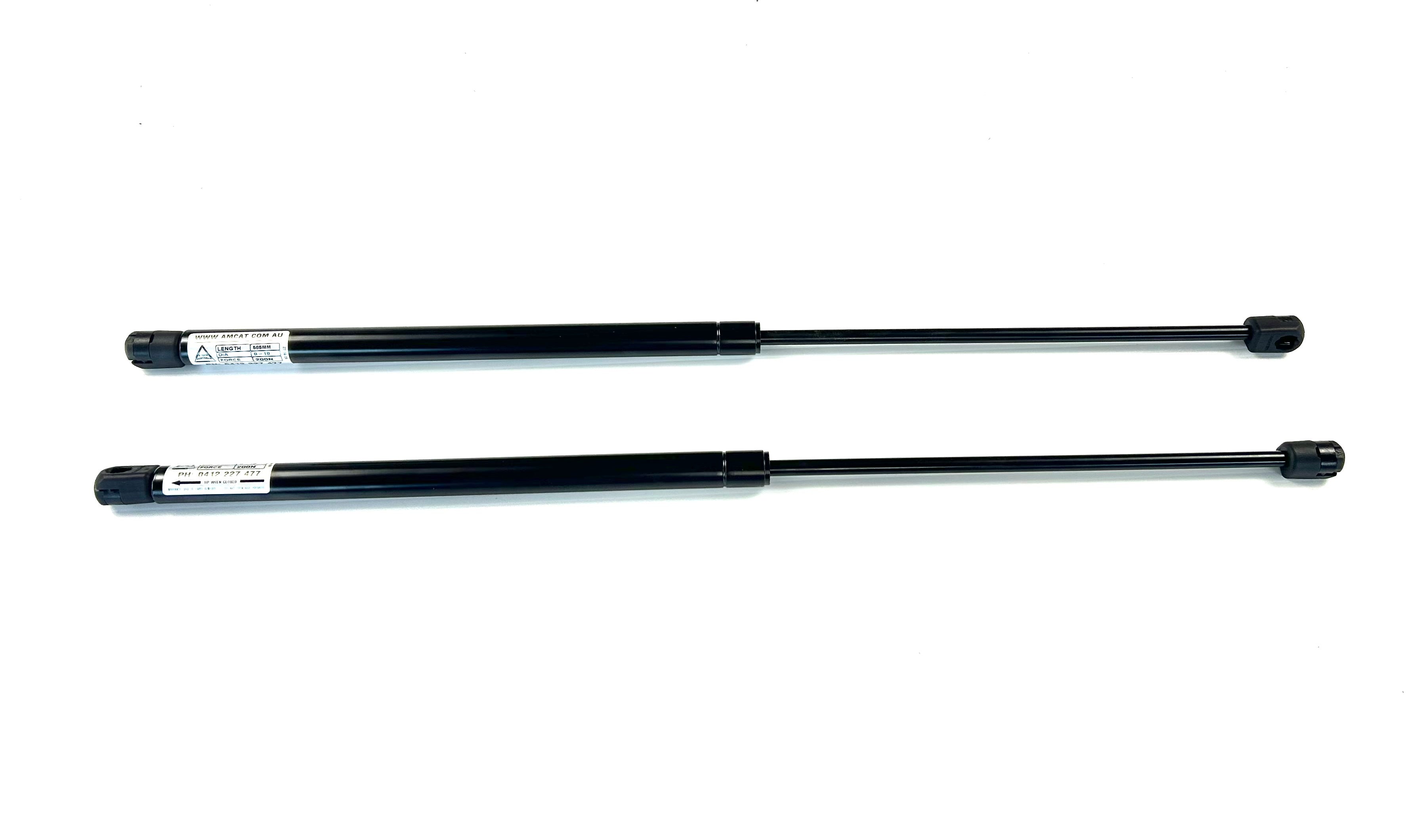Mitsubishi Triton MQ MR 1P & 3P EGR Plastic Ute Lid Hard Tonneau Covers M10-M10 Ball Heads 585mm x 200n