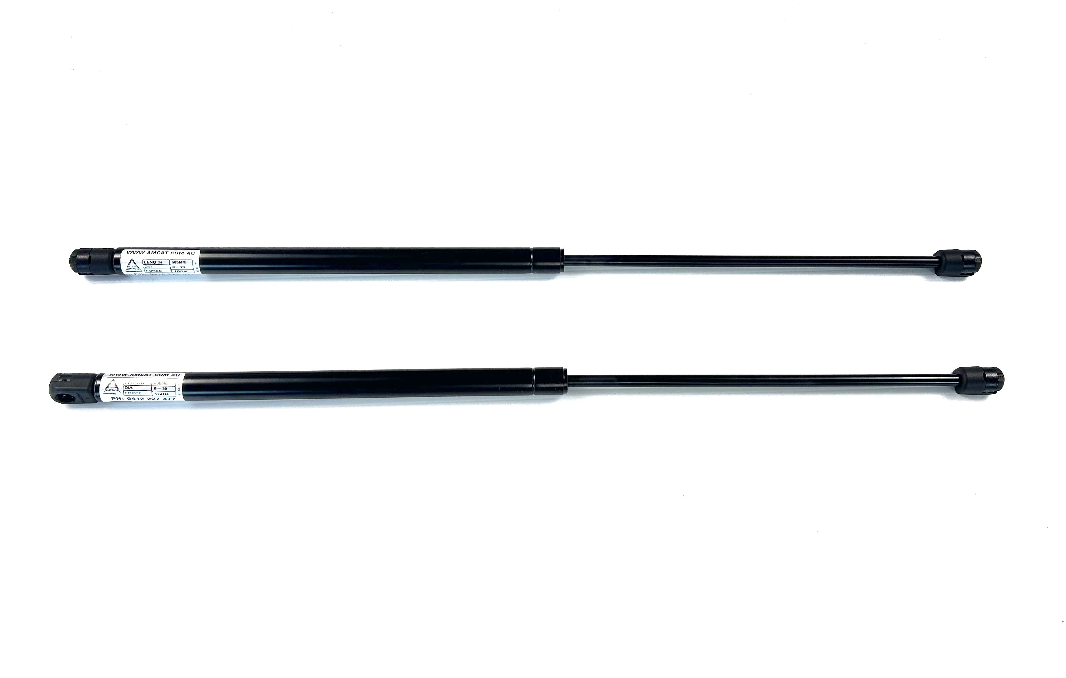 VW Volkswagen Amarok 1P & 3P EGR Plastic Ute Lid Hard Tonneau Covers M10-M10 Ball Heads 585mm x 150n