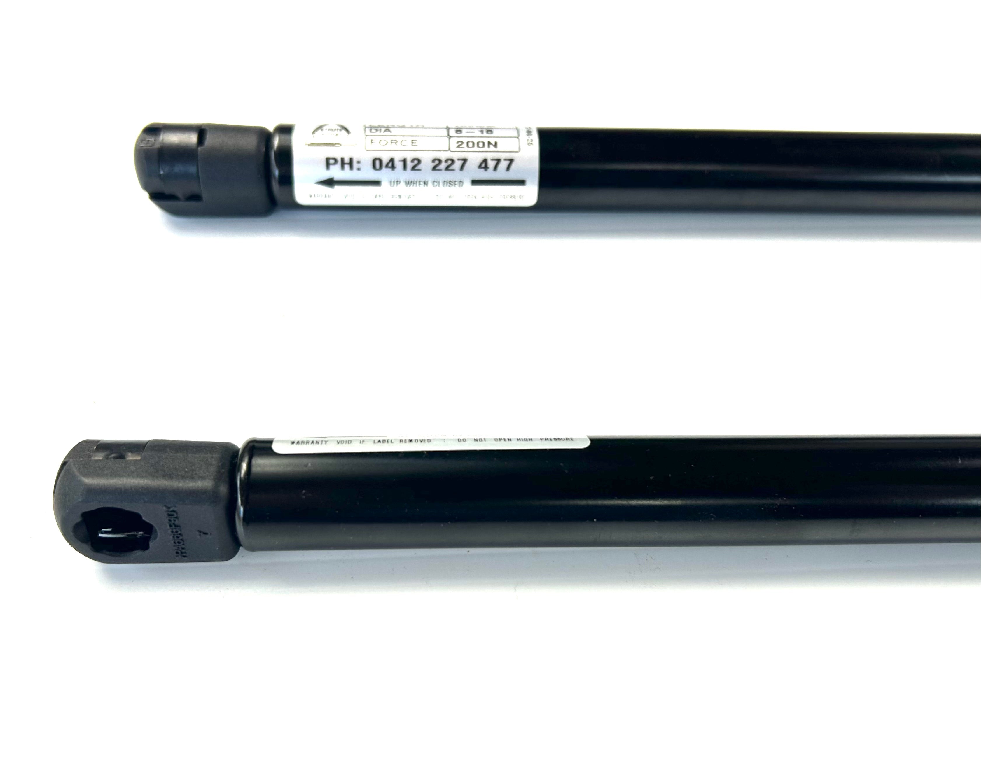 ML MN Mitsubishi Triton Gas Strut EGR Plastic Ute Lid Cover M10-M10 Ball Heads 700mm x 200n