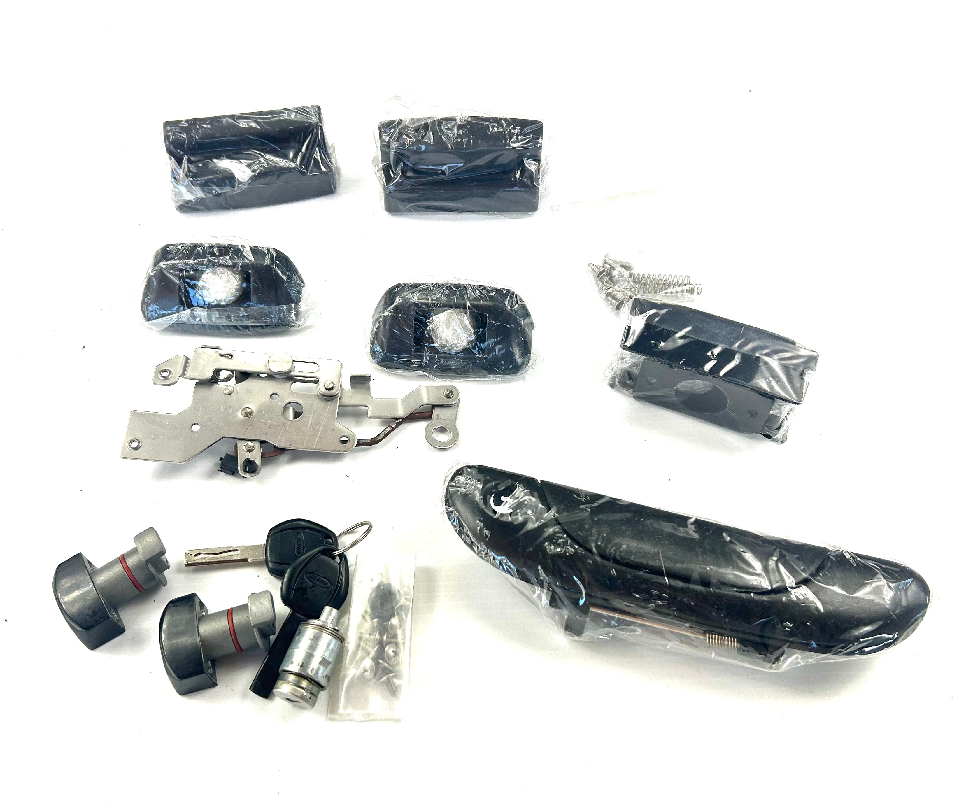 ALPHA GSX Canopy Lock Set Rear Handle + 2 Side Lift Up Door Window Locks HardTop