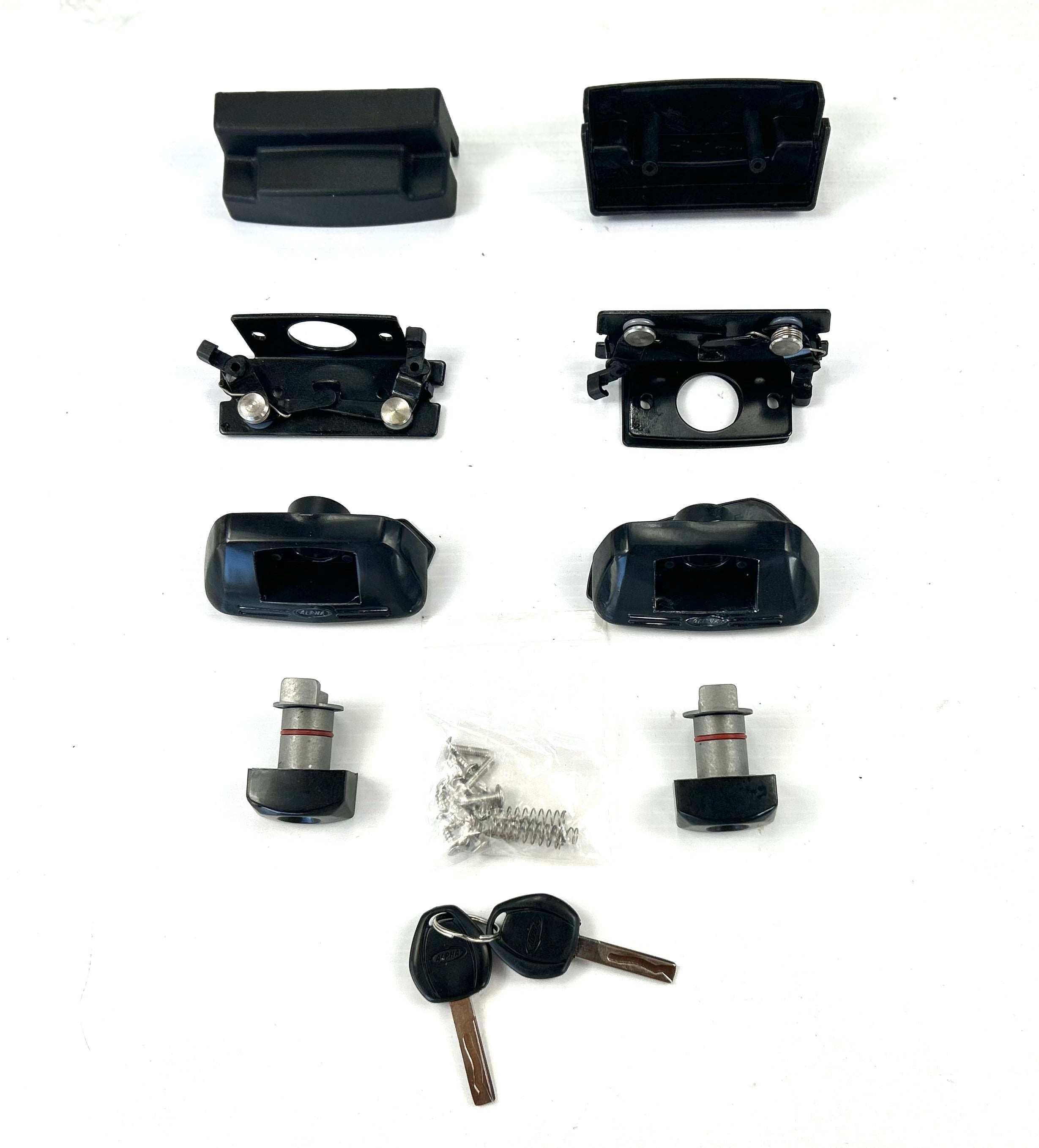 ALPHA GSX Canopy Lock Set Rear Handle + 2 Side Lift Up Door Window Locks HardTop