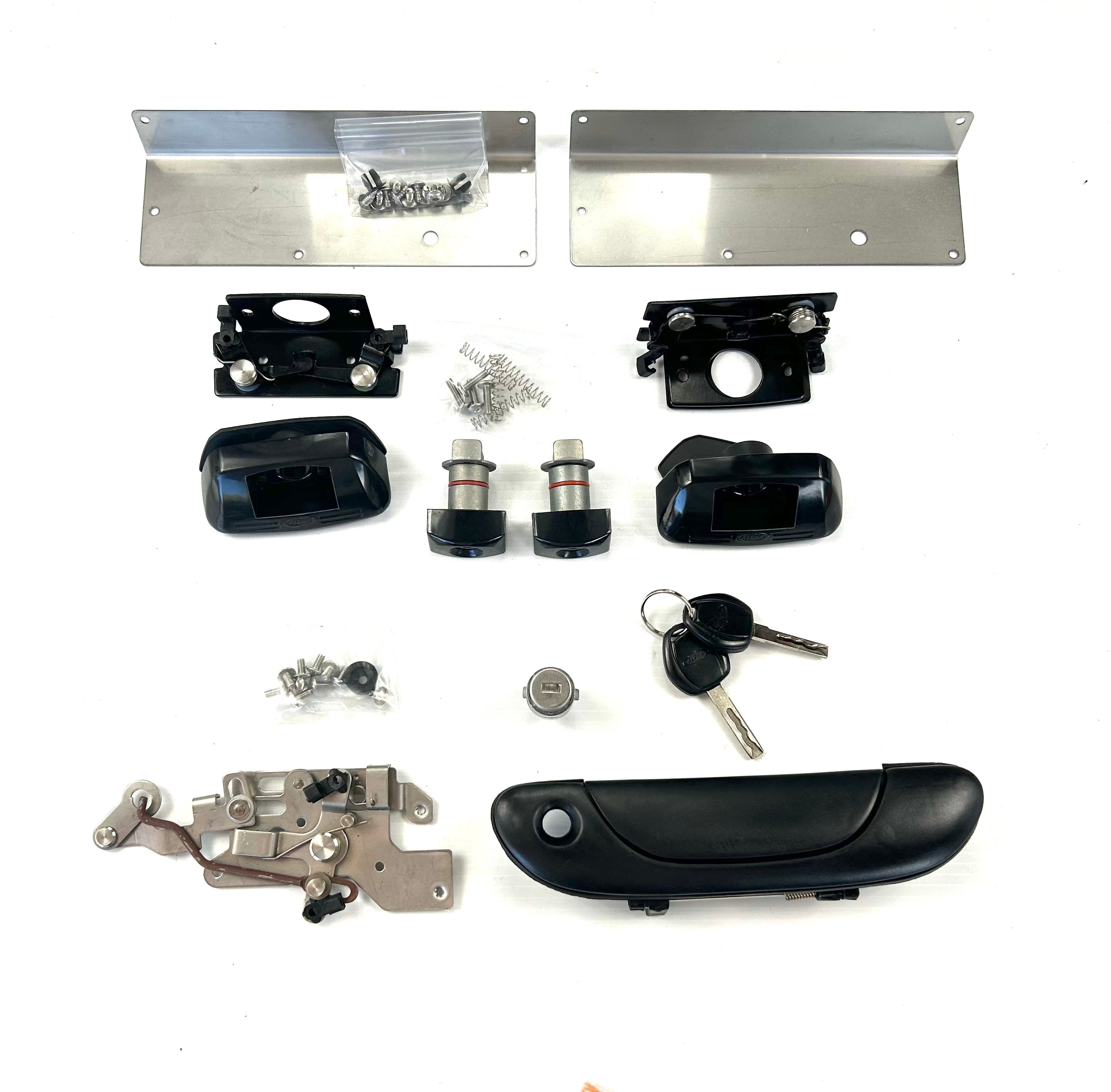 ALPHA CMX Canopy Lock Set Rear Handle + 2 Side Lift Up Door Window Locks HardTop