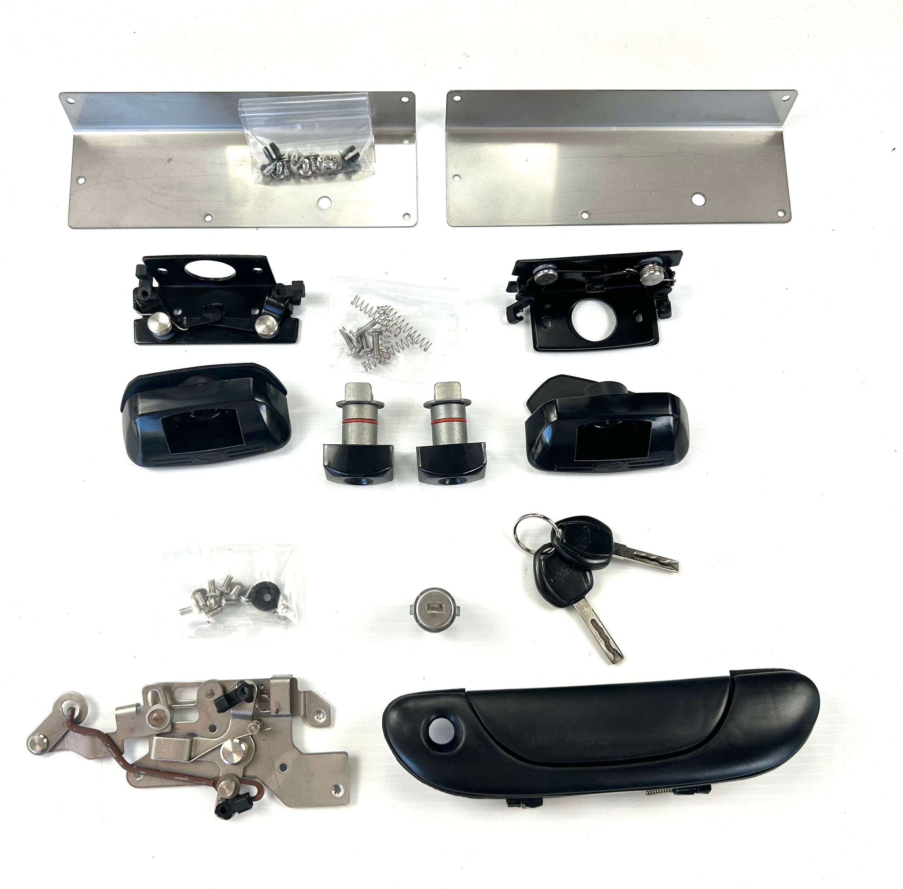 ALPHA CMX Canopy Lock Set Rear Handle + 2 Side Lift Up Door Window Locks HardTop