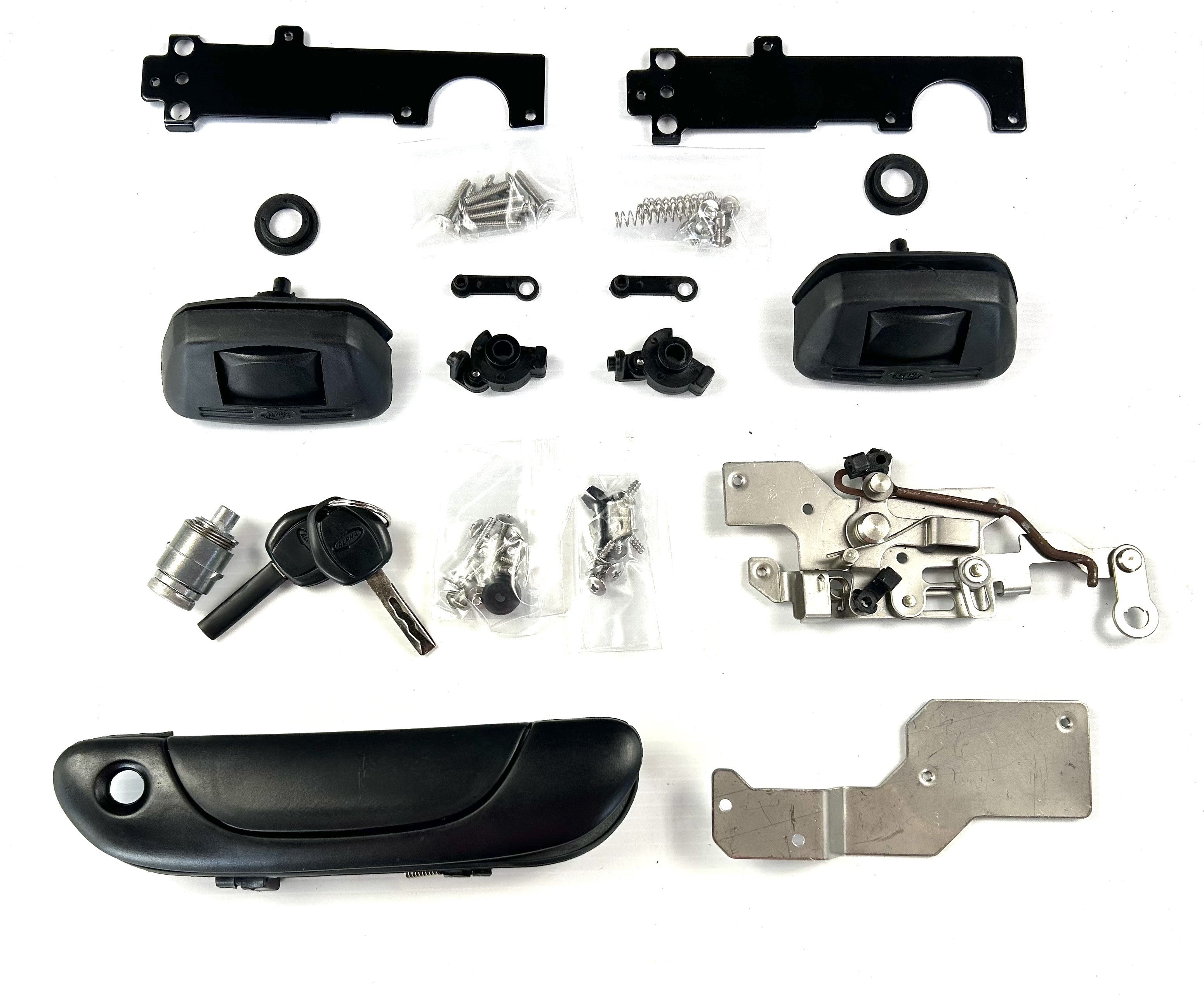 ALPHA CMX Canopy Central Locking Rear Handle + 2 Side Lift Up Door Window Locks HardTop