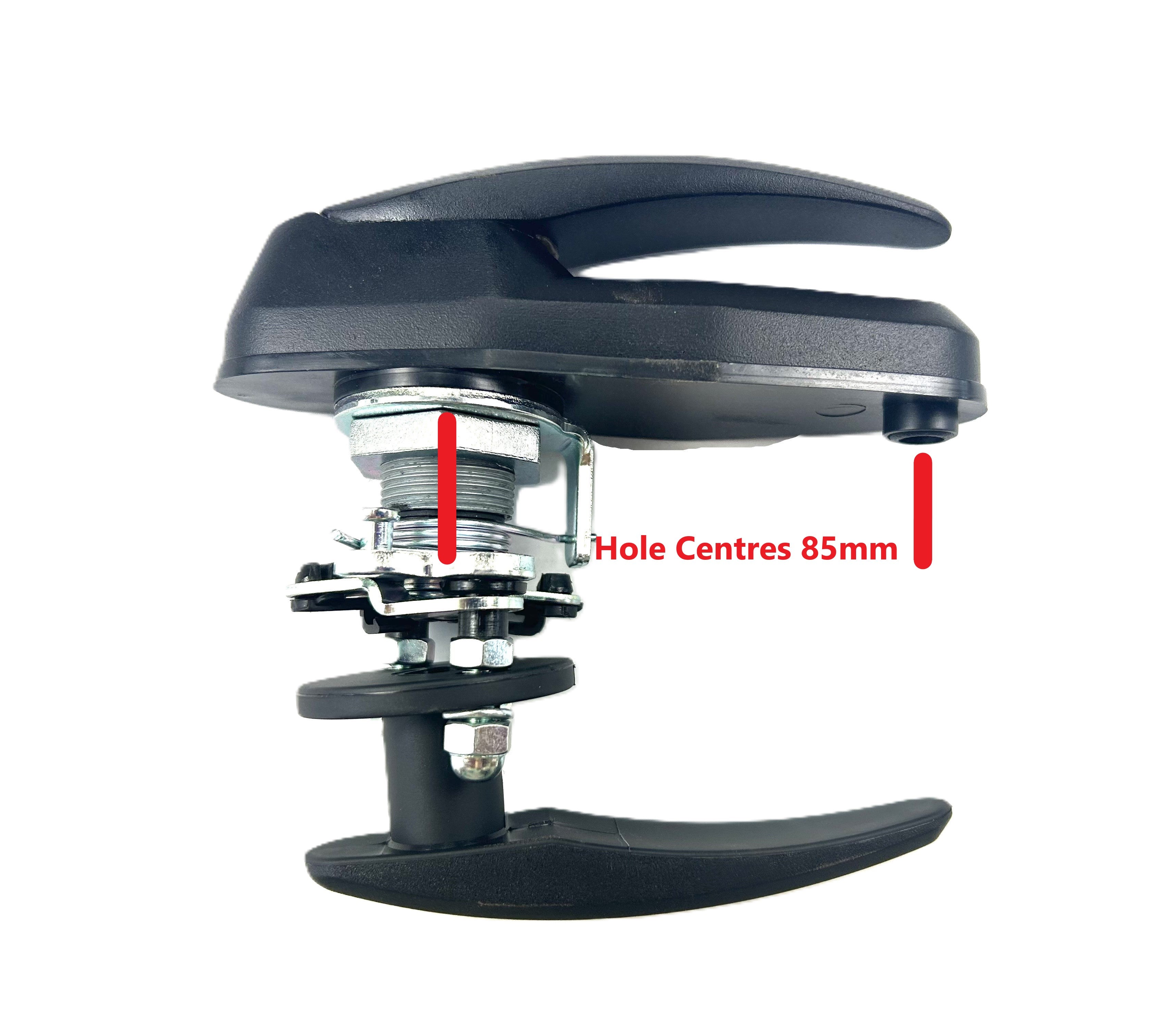 Carryboy Aftermarket Canopy Rear Window Locking Handle 85mm Hole Centres Ute