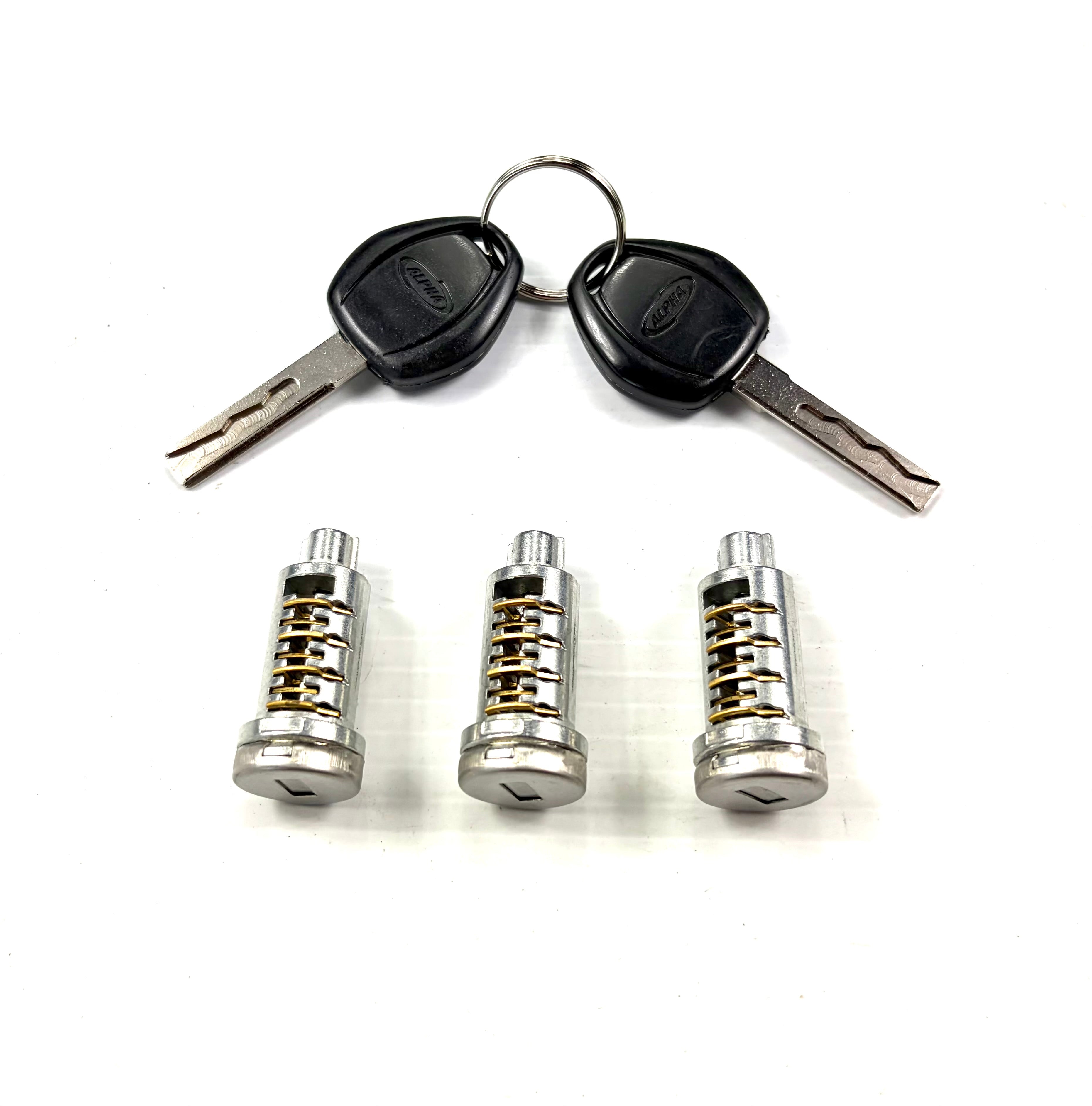 Alpha Canopy Hardtop 3 x Barrels + 2 x Keys Replacement Blade + Wave Style Keys