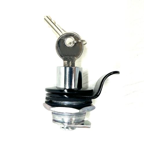 Nissan D40 Navara Genuine OEM Push Button Ute Lid Lock fits EGR Lids with Shiny Plastic Underneath Lids