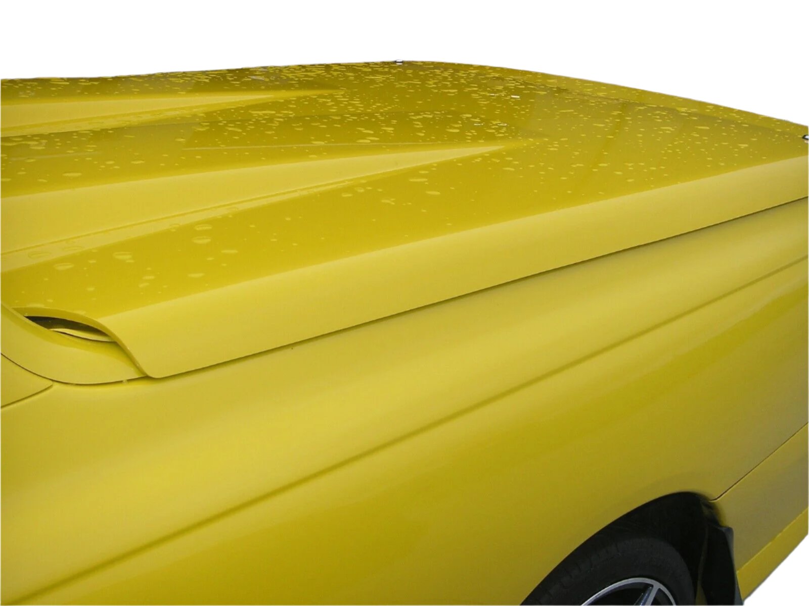 VU VY VZ Commodore Ute Lid Front Corner Infills RAW For EGR Plastic Lids with Shiny Black Plastic Underneath