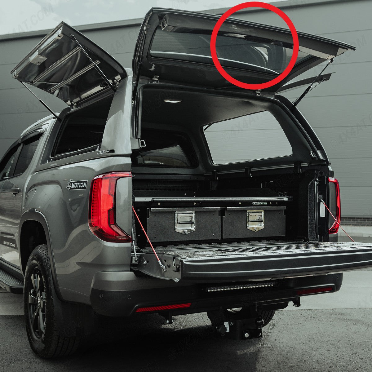ALPHA CME Canopy Rear Window Interior Handle Lock Cover