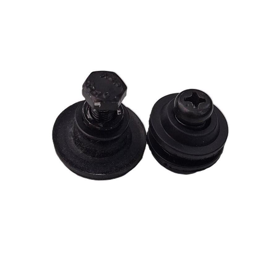 Aeroklas Canopy 8 x Medium M5 x 20mm Round Head Mounting Canopy Side Lift Up Window Black Bolts