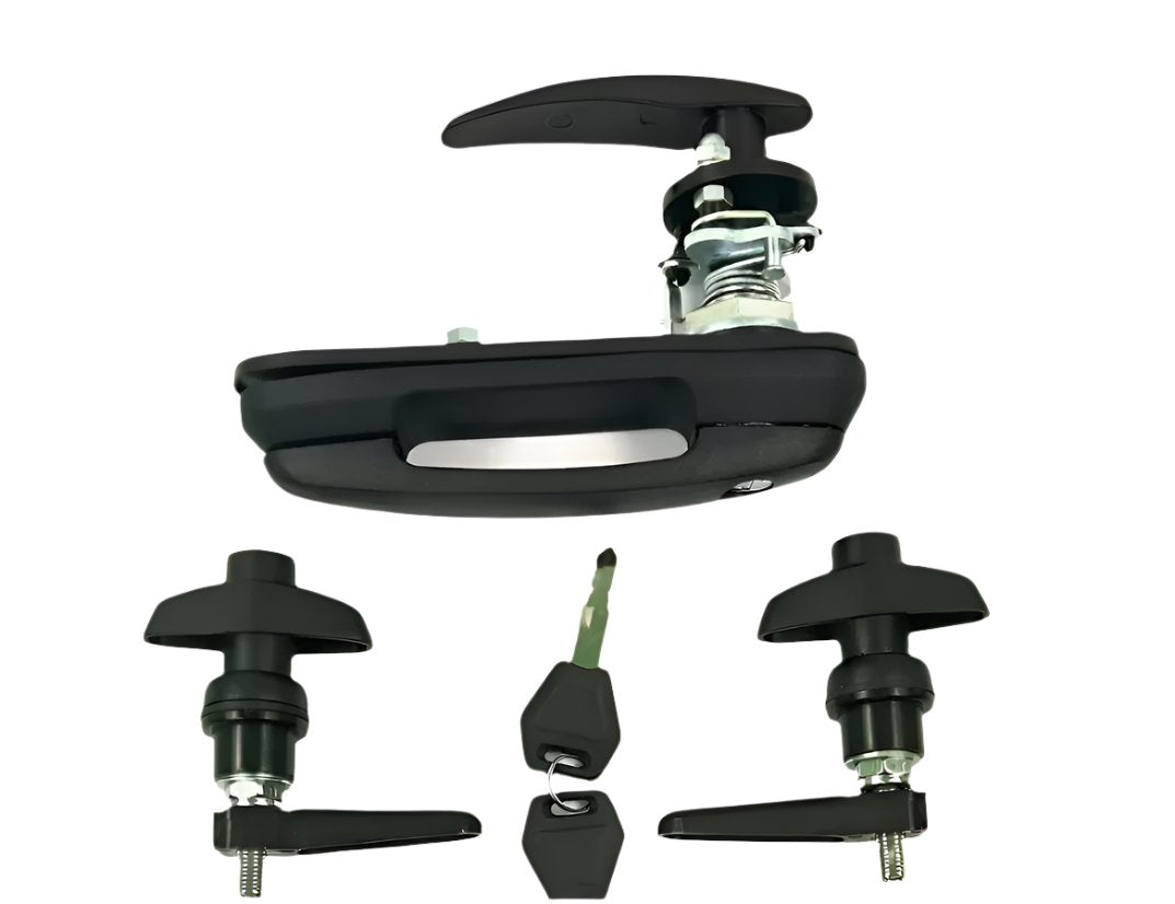 Flexiglass - FlexiCombo - FlexiTade Canopies Canopy Rear Window T Handle & 2 Side Window Long Shaft Locks 22mm Hole Size All Same key