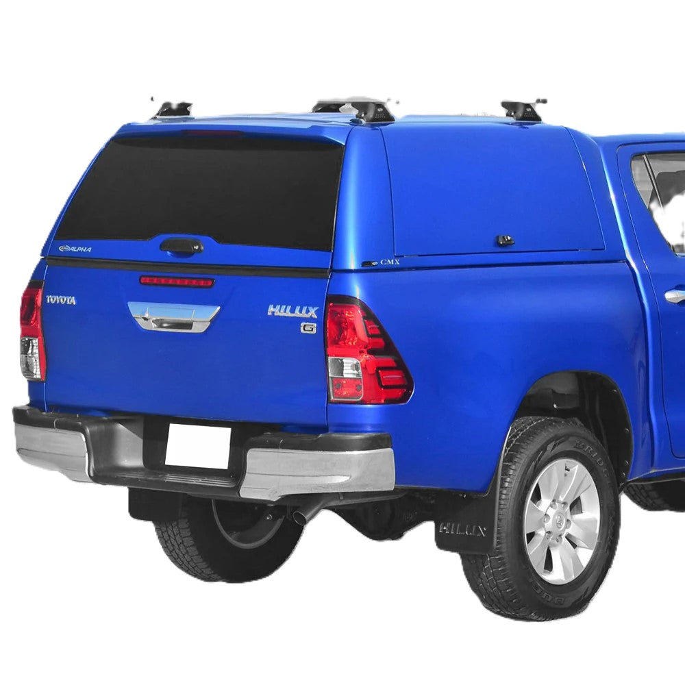 ALPHA CMX Canopy Side Door Wing Lock Hook Plate Catches + Rod Arms HardTop Truck