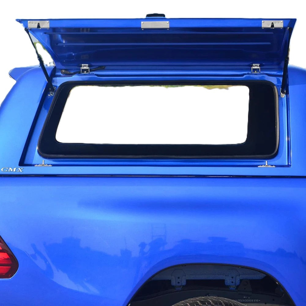 ALPHA CMX Canopy Side Door Wing Lock Hook Plate Catches + Rod Arms HardTop Truck