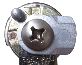 FG Ford Falcon Cast Swivel Ball for Central Locking Push Button Ute Lid Lock fits EGR Lids with Shiny Plastic Underneath Lids