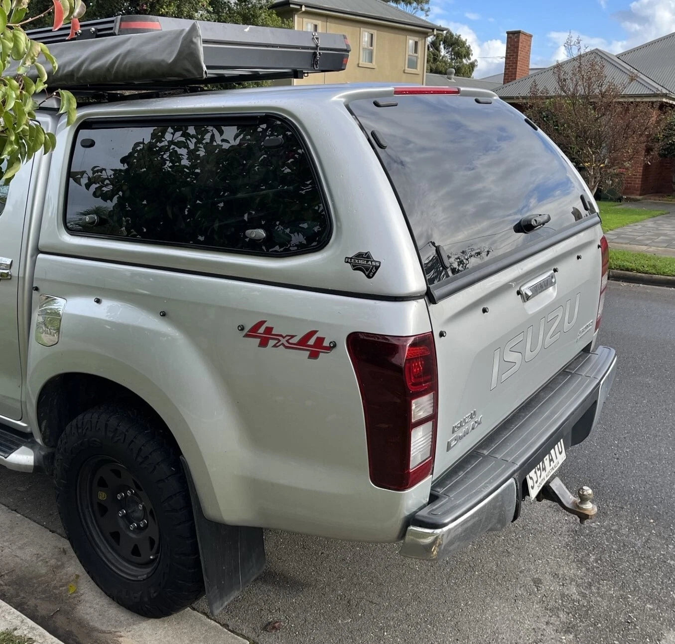 Ironman Canopy Central Locking T-Handle Rear Window Handle Lock