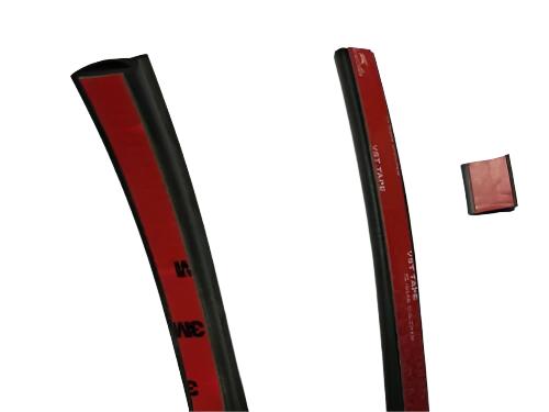 Cleanseal LARGE Front Foam Rubber Ute Lid Seal Between Hinges for Sealing Front EGR Lids with Shiny Black Plastic Underneath