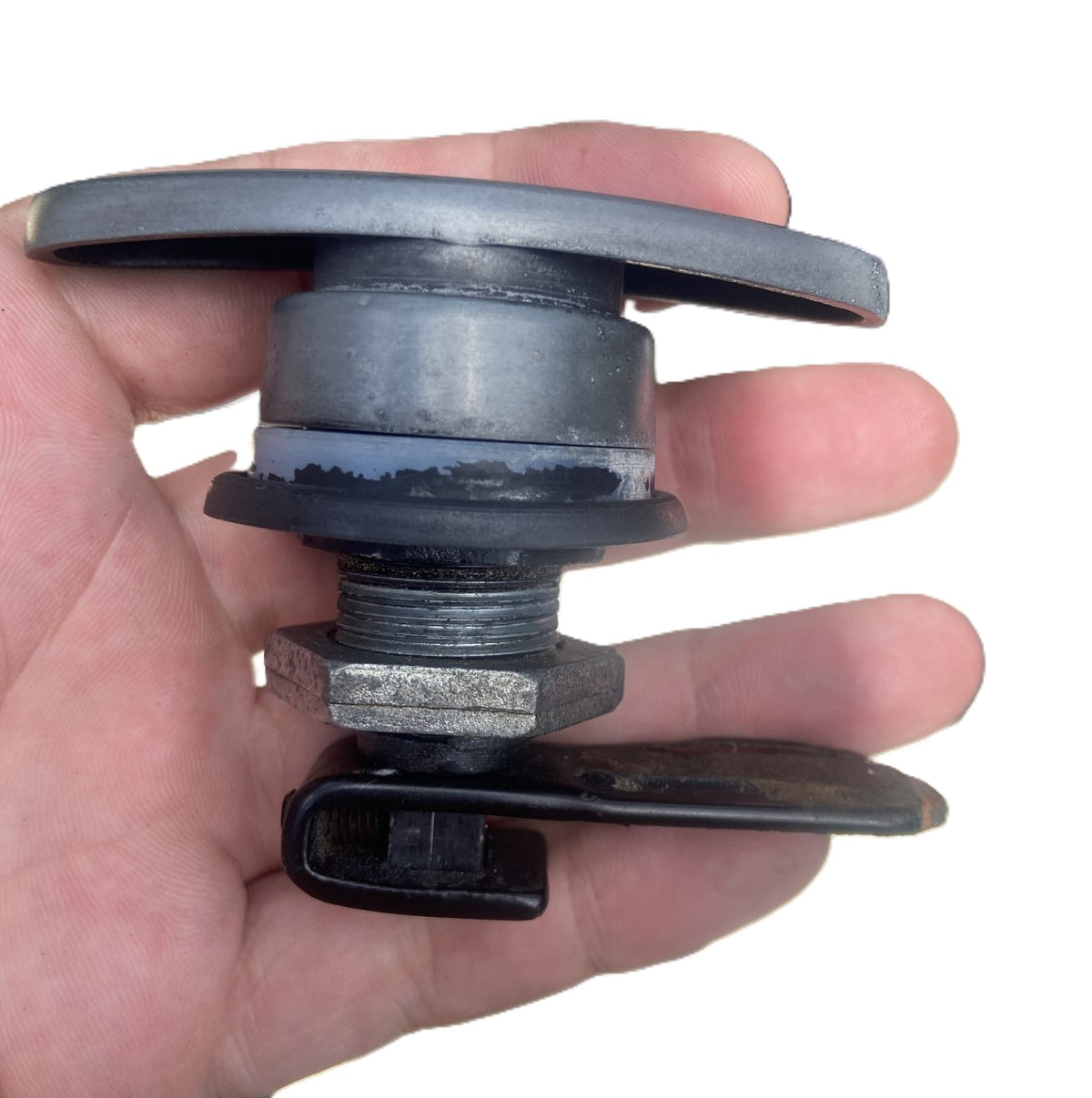 Canopy Strikers Pressed Metal 4 x 55mm Long Striker Arm Tongue T Handle Canopy Side Window Locks