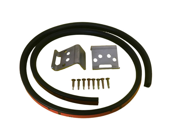 Ford AU BA BF Ute Lid Hinge Slots FEMALE for Carpeted Fibreglass Lids SET-B Hinges & Seal & Screws