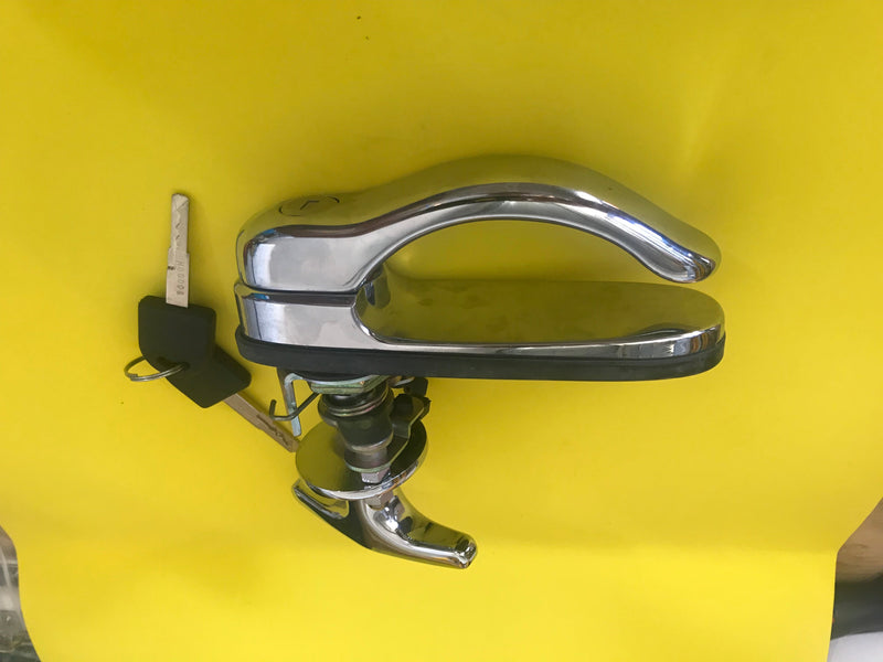 Canopy Chrome Steel Locking Canopy T-Handle Replacement Rear Window Locking Handle Lock