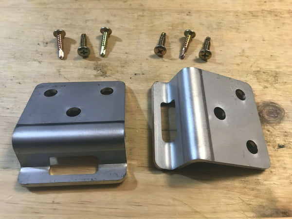 Ford XE XH Ute Lid Hinge Slots FEMALE for Carpeted Fibreglass Lids SET-B Hinges & Seal & Screws