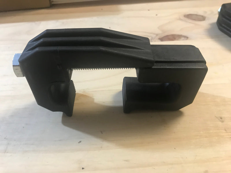 Clamps 2 x Canopy Ute Mounting Fitting Kit Removable Black Plastic Clamp