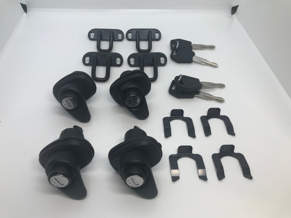 Flexiglass Canopy Side Lift Up Window Locks 2 x Keyed Alike Also fits